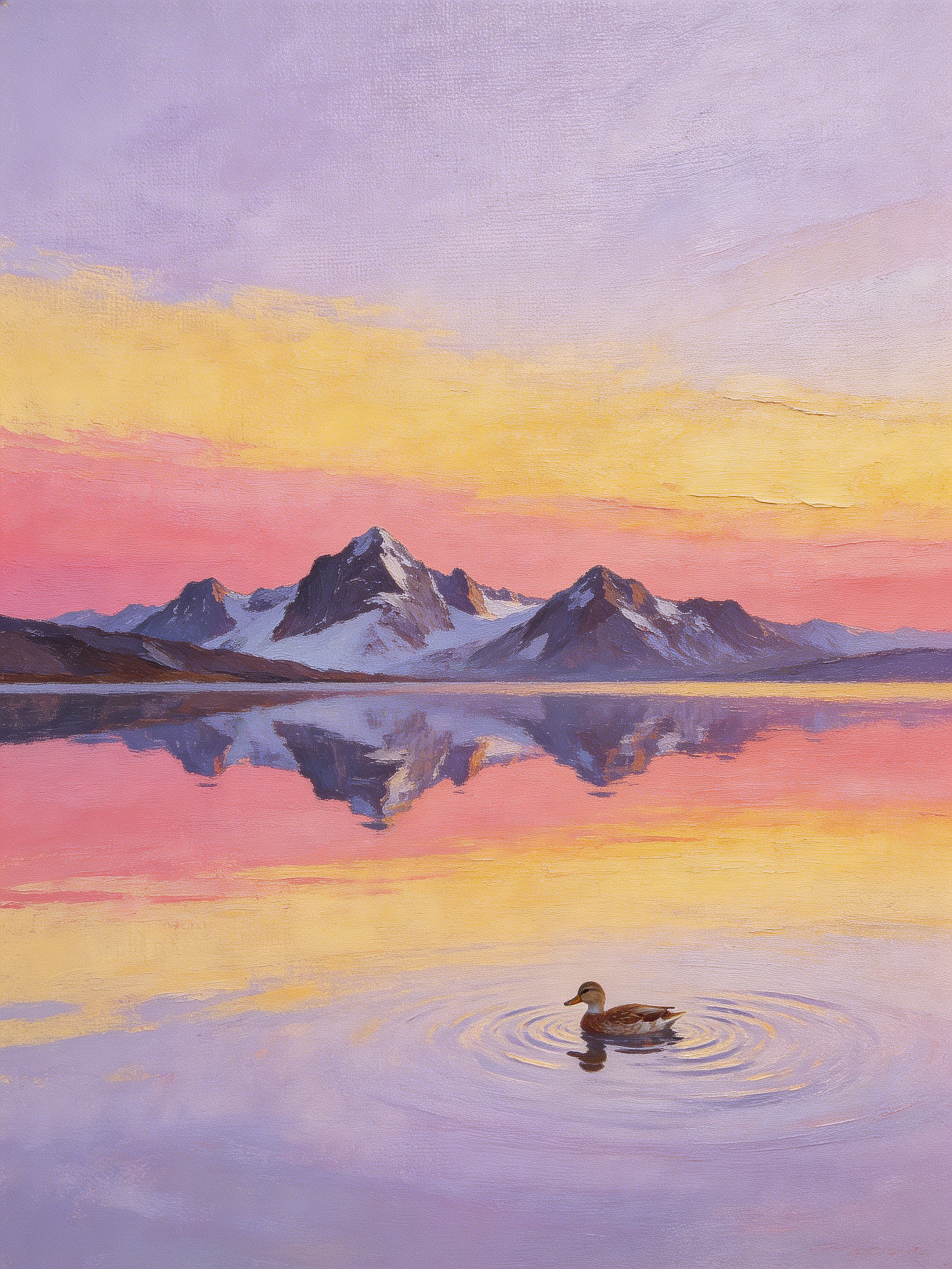Sunset Duck
