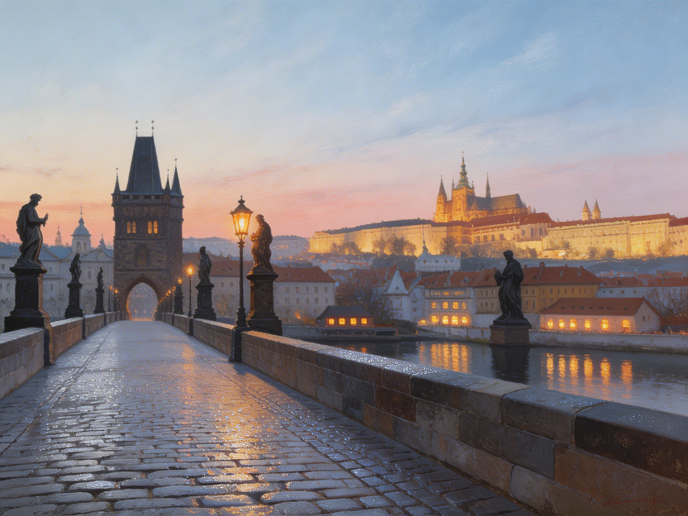 The Charles Bridge in Prague