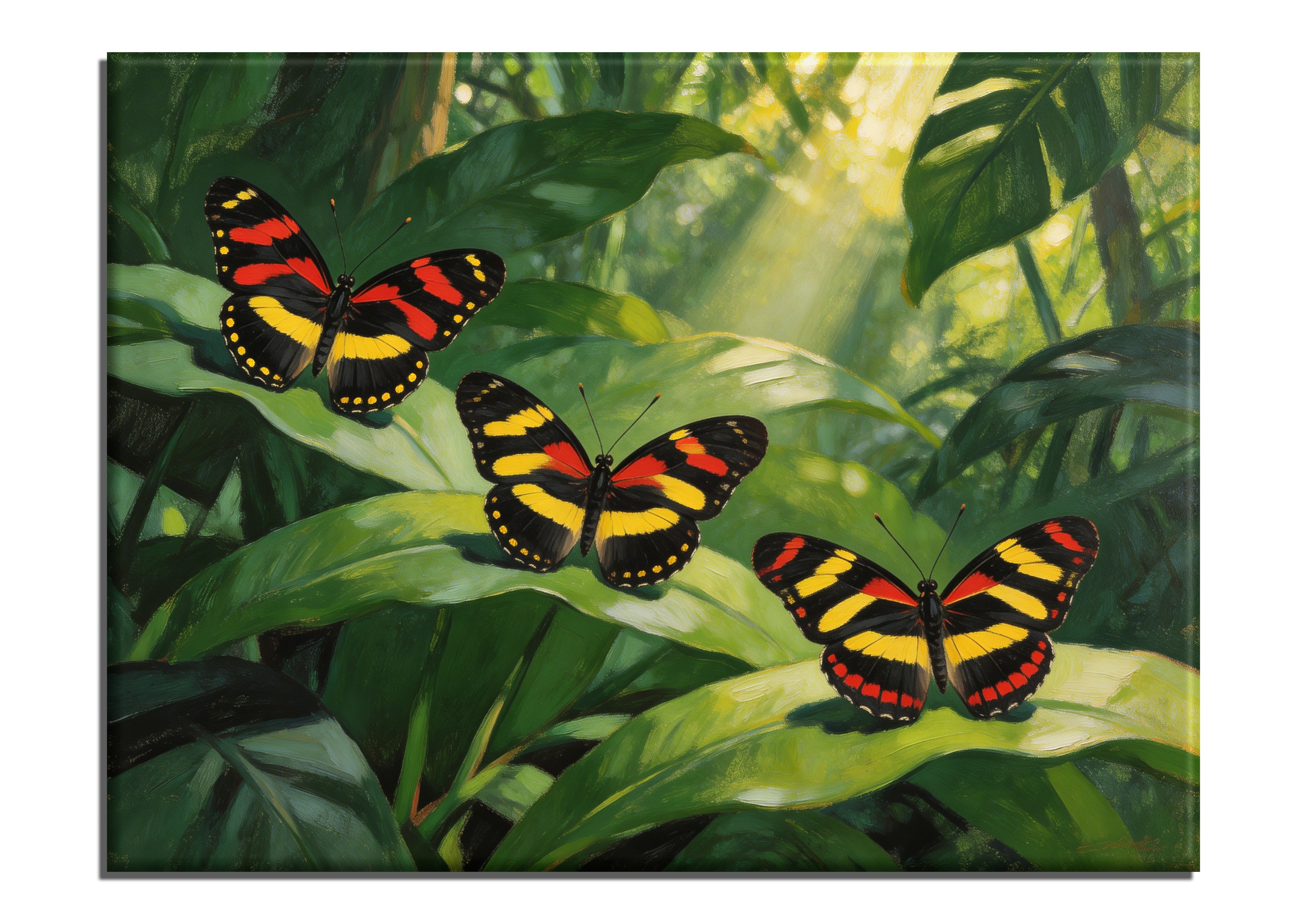 Three Heliconius Longwing