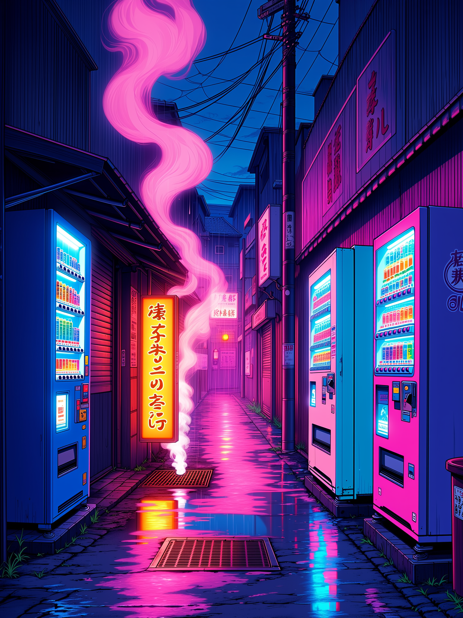 Wet Tokyo Alley