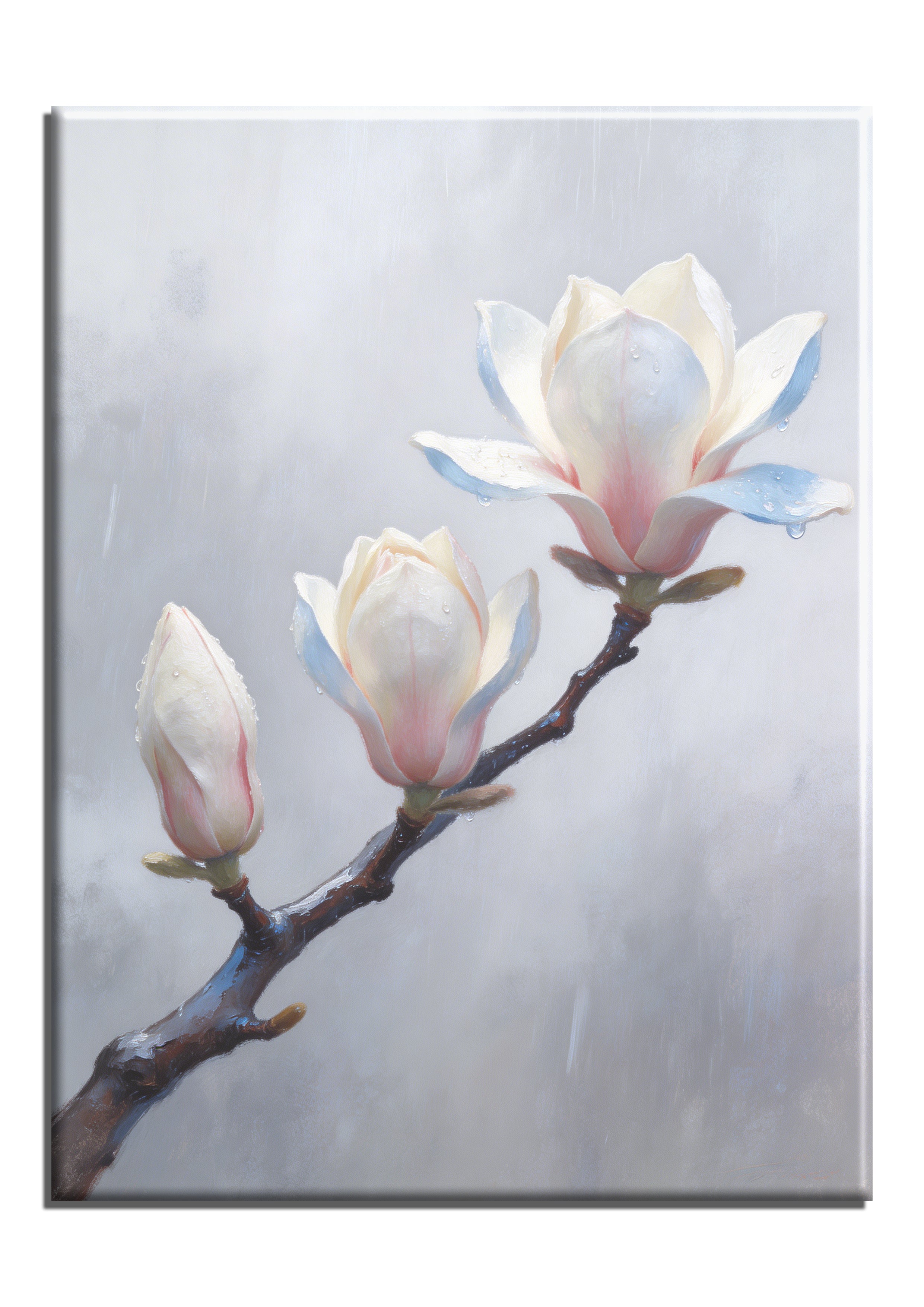Wet Magnolia Branch