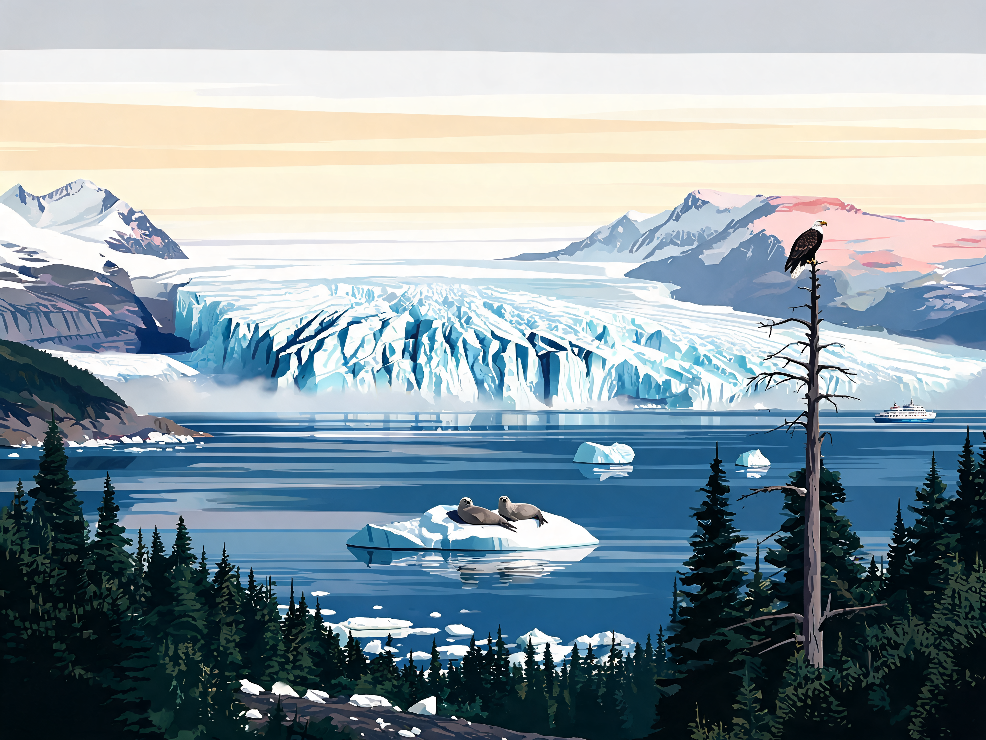 Alaska Bay Peaks