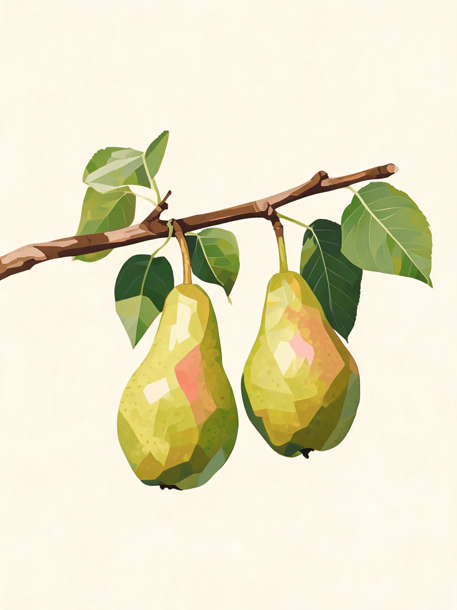 Amber Pear Bough - Escape by Numbers