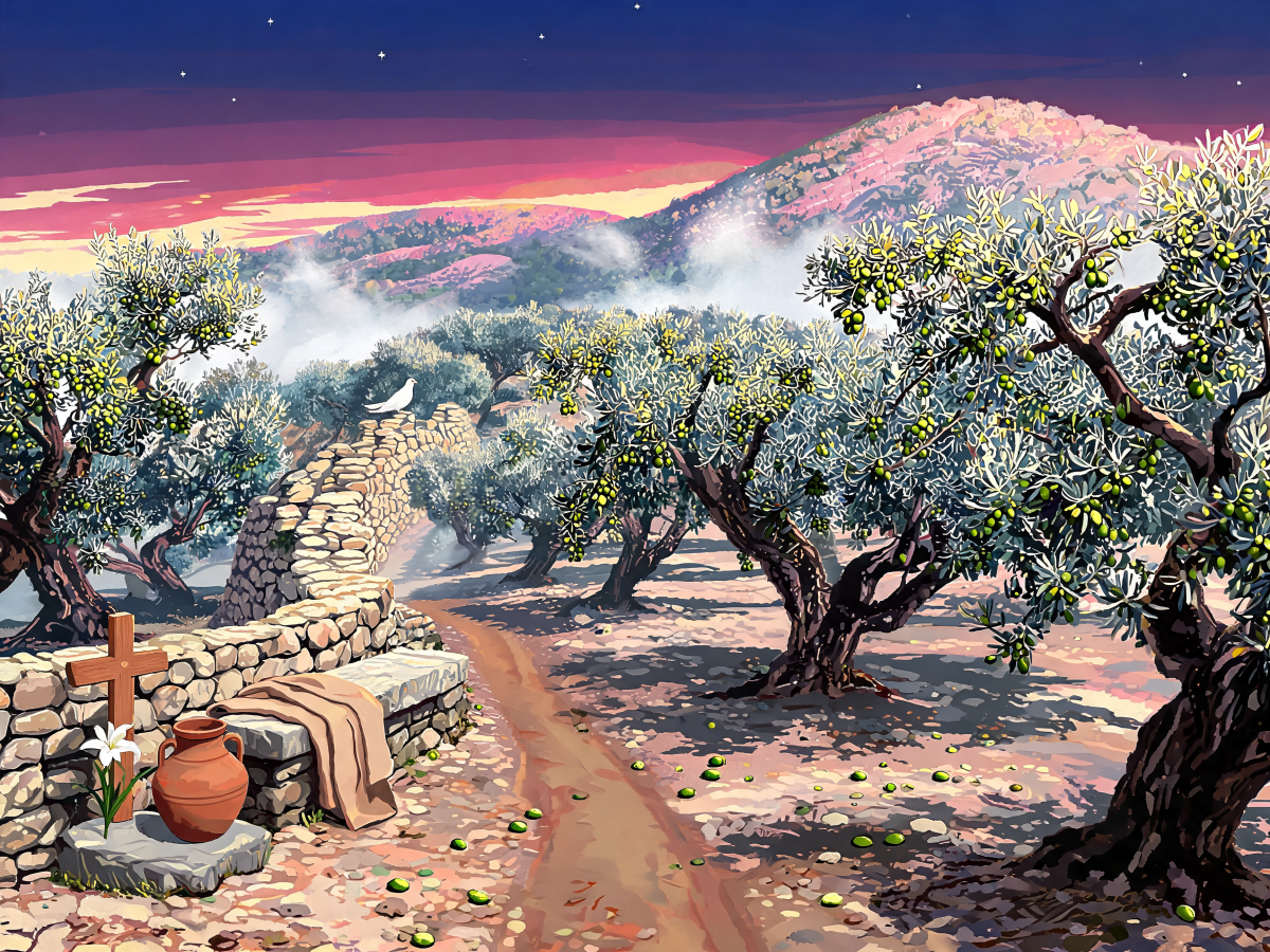 Ancient Olive Grove - Escape by Numbers