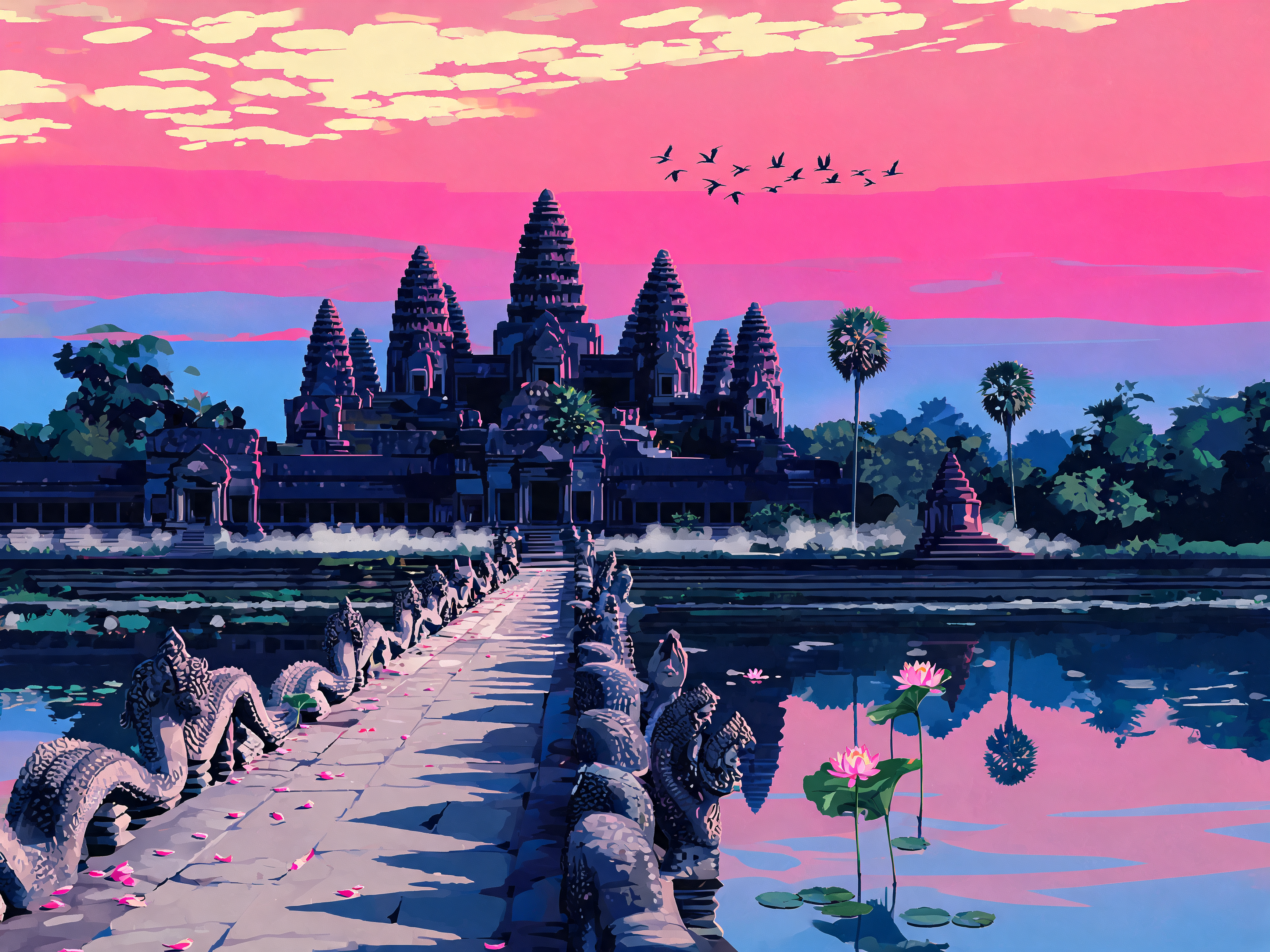 Angkor Moat Dawn