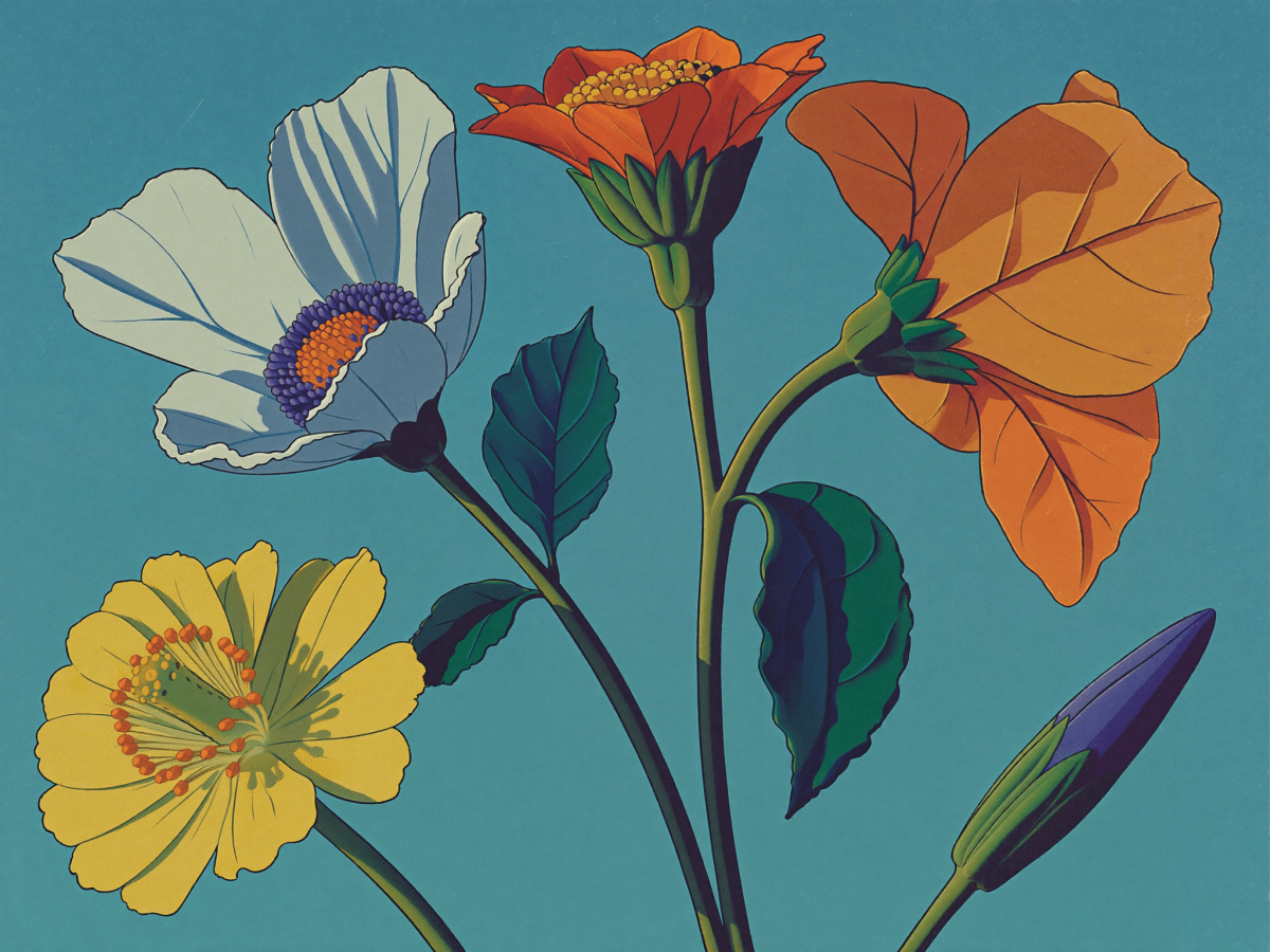 Anime Flowers - Escape by Numbers