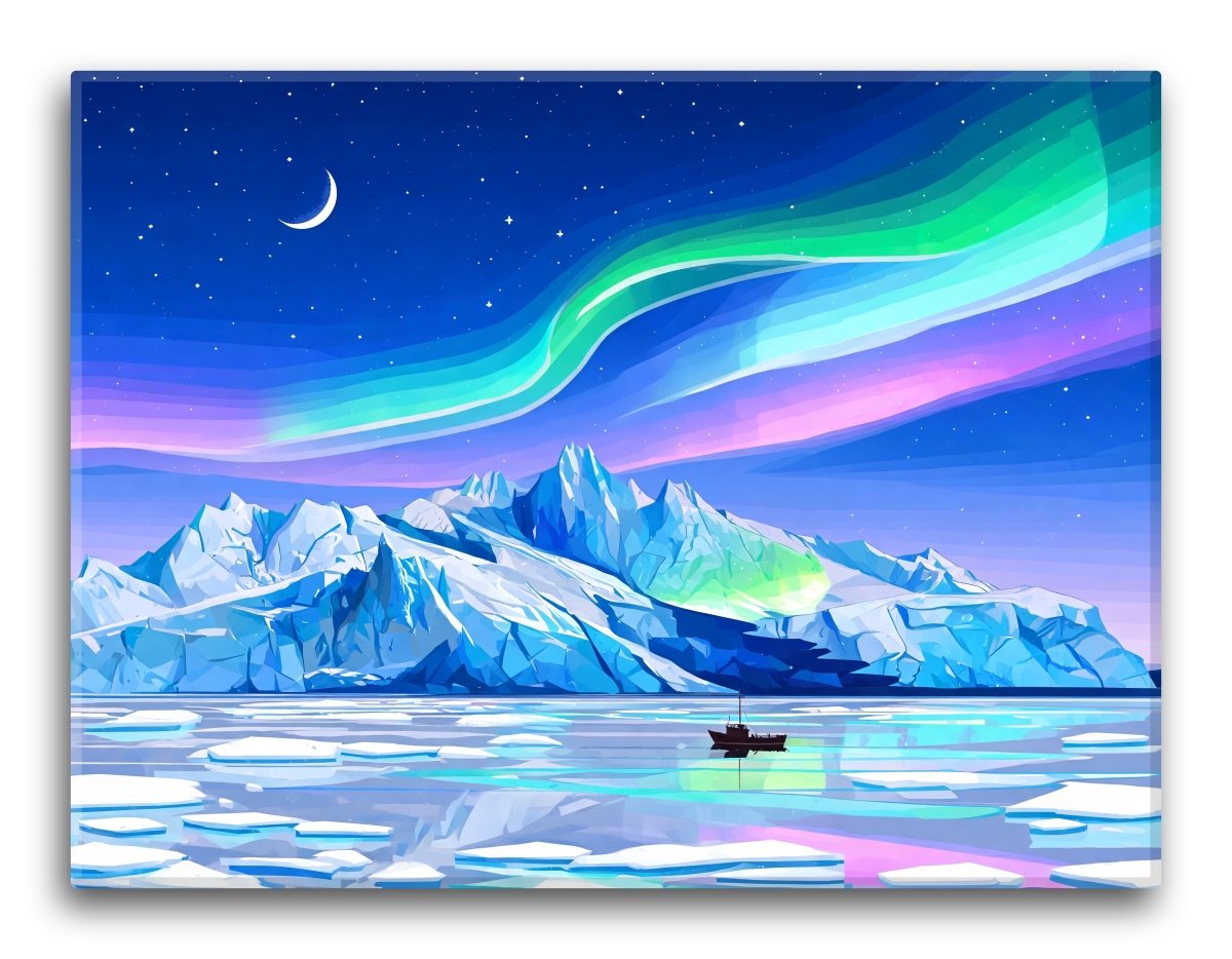 Aurora Glacier Sweep - Escape by Numbers