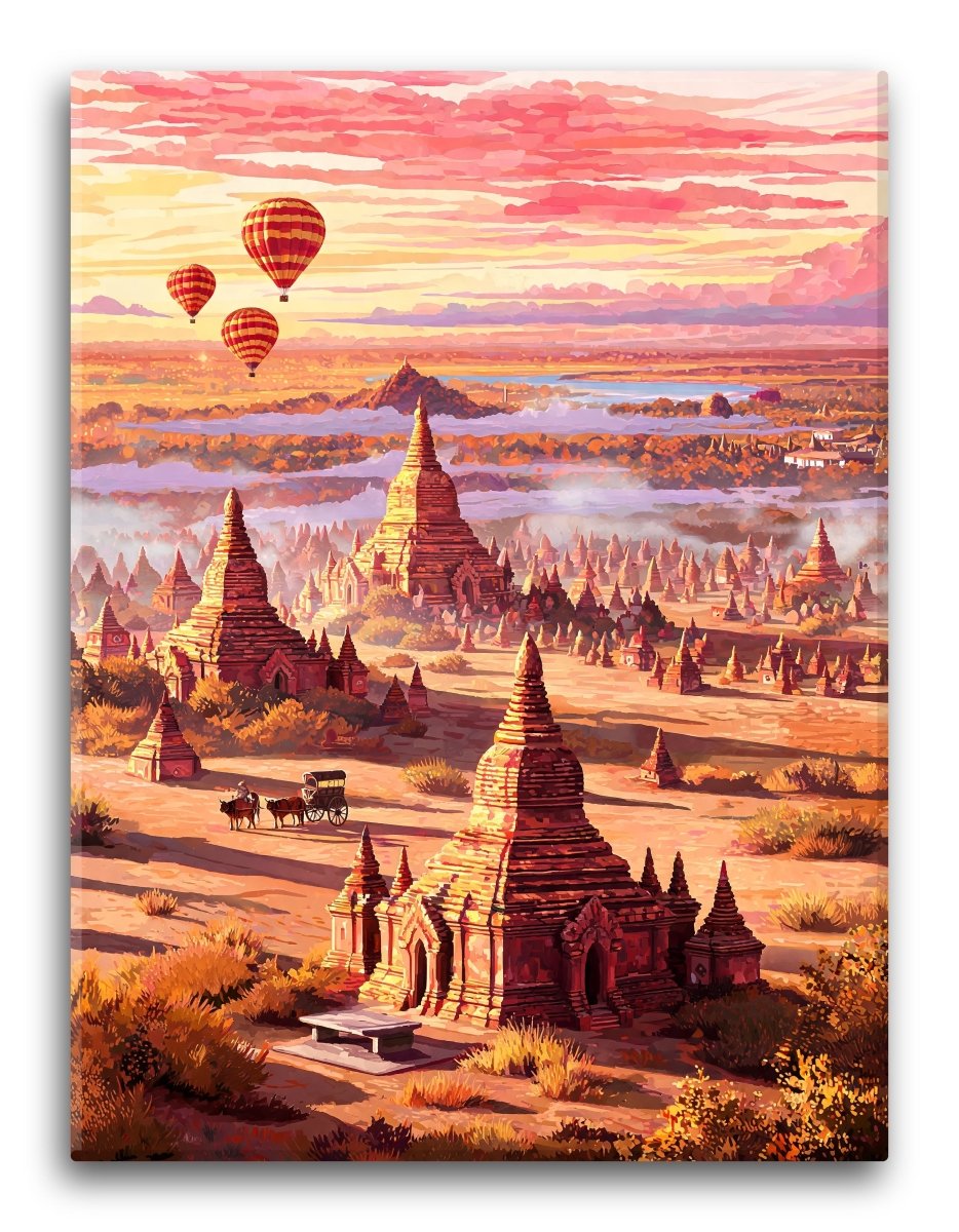 Bagan Stupa Plain - Escape by Numbers