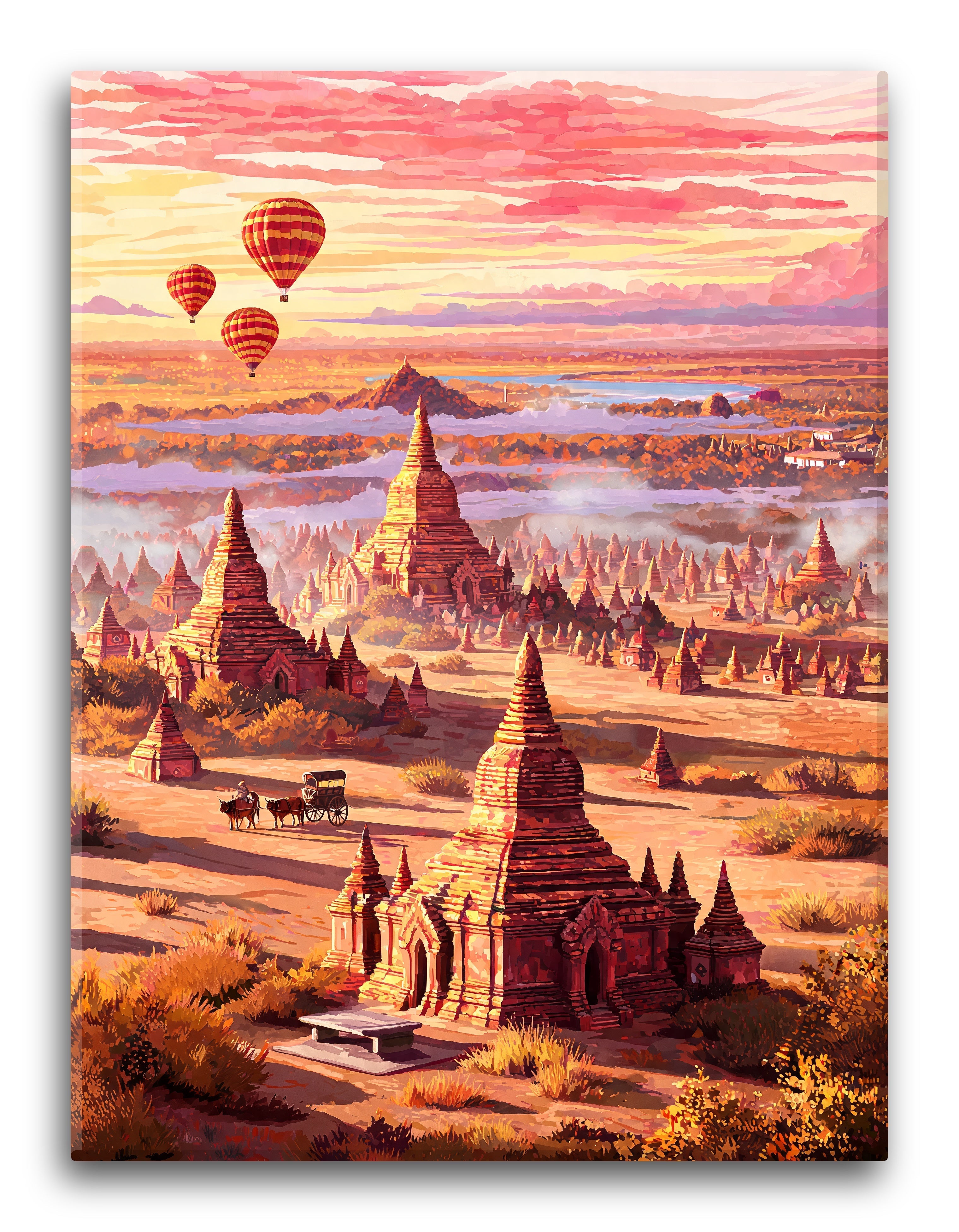 Bagan Stupa Plain