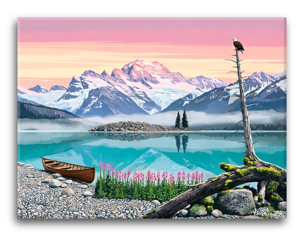 Banff Glacial Panorama - Escape by Numbers