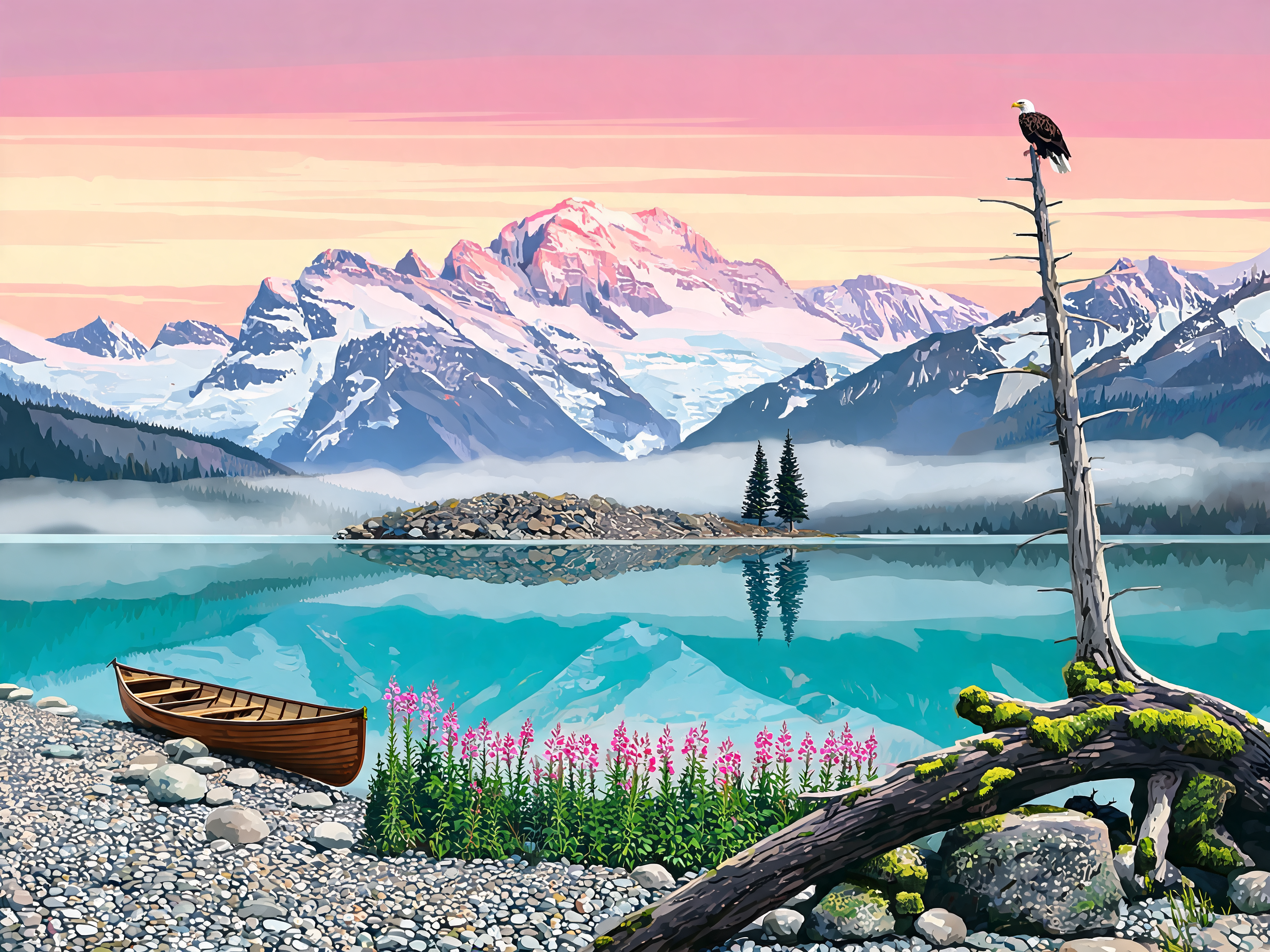 Banff Glacial Panorama