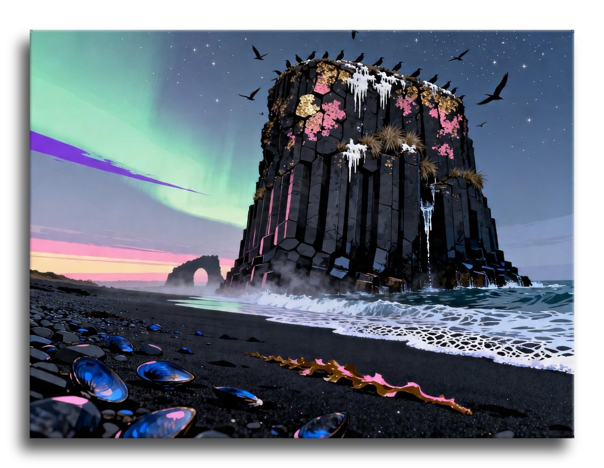 Basalt Column Aurora - Escape by Numbers