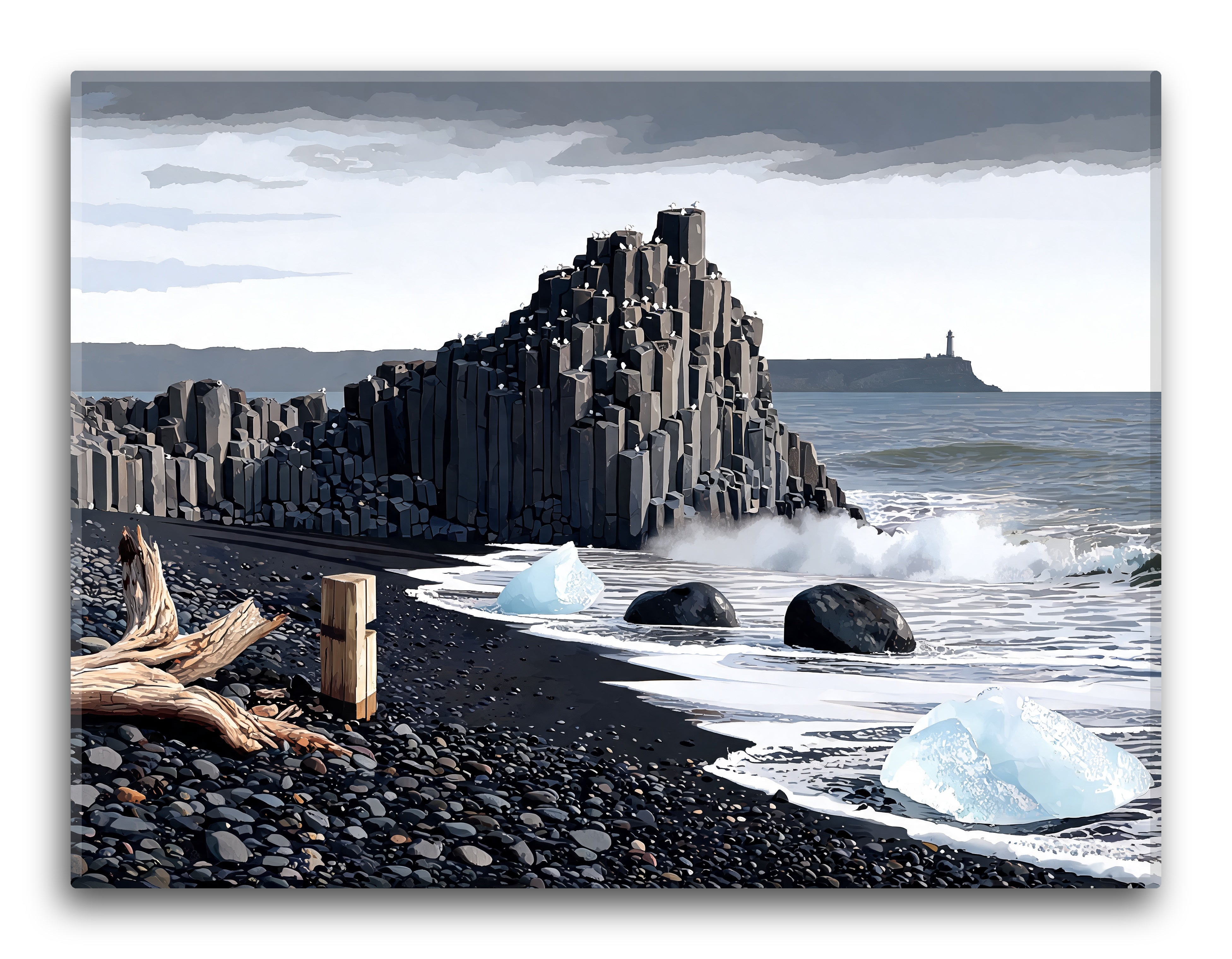 Black Sand Icelandic Shore