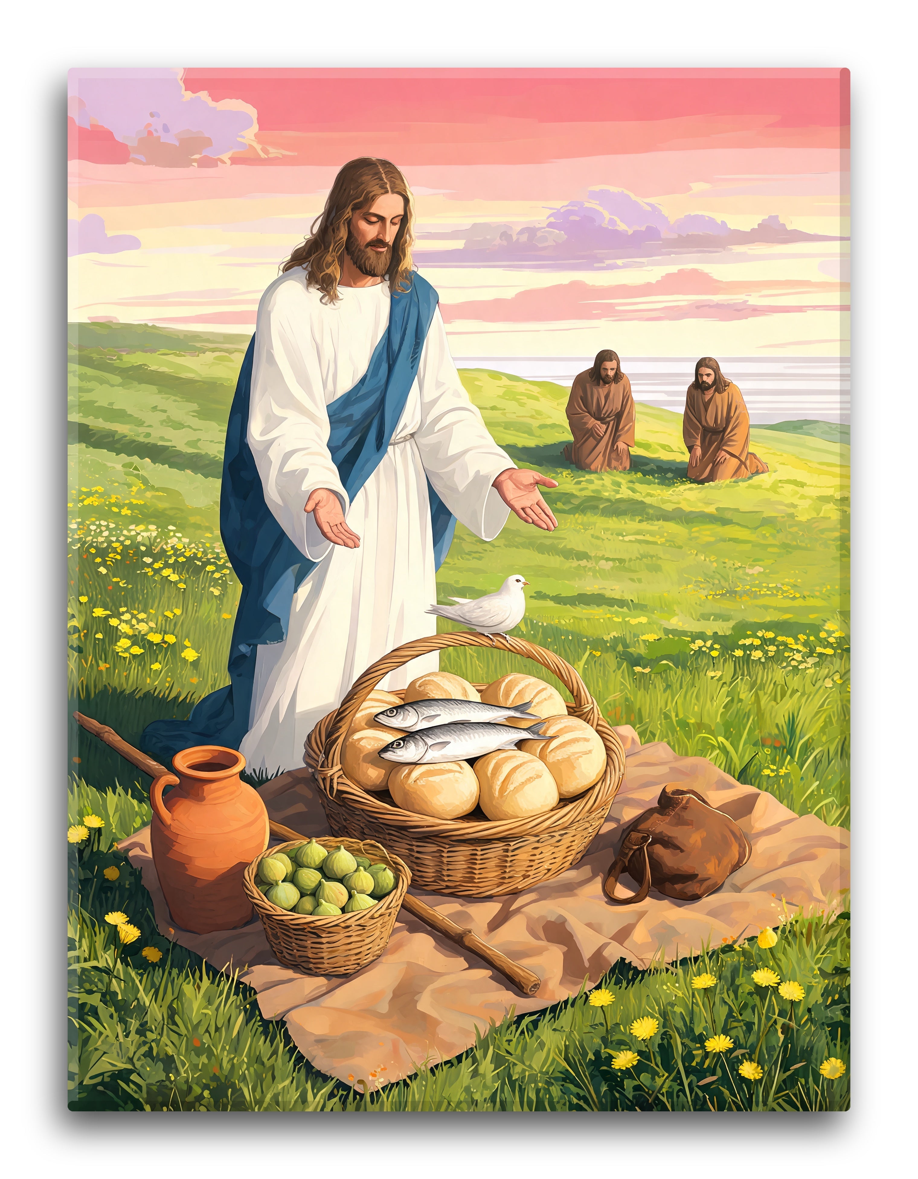 Blessing Loaves And Fishes