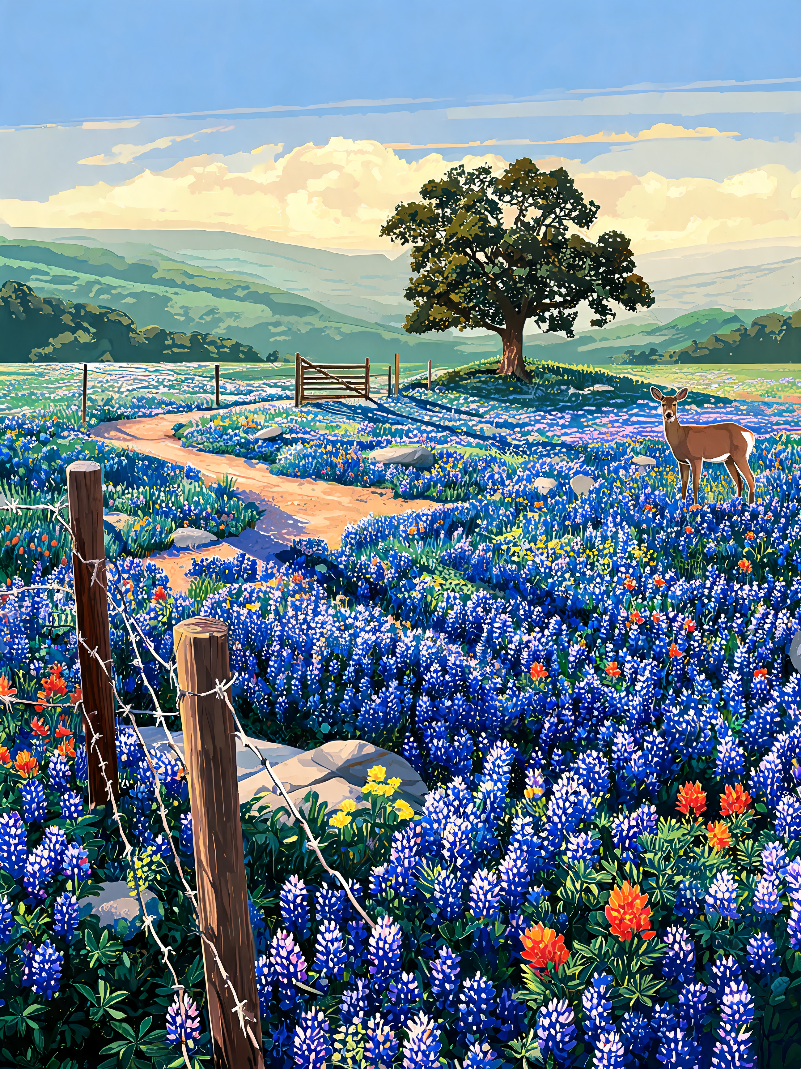 Bluebonnet Oak Hill