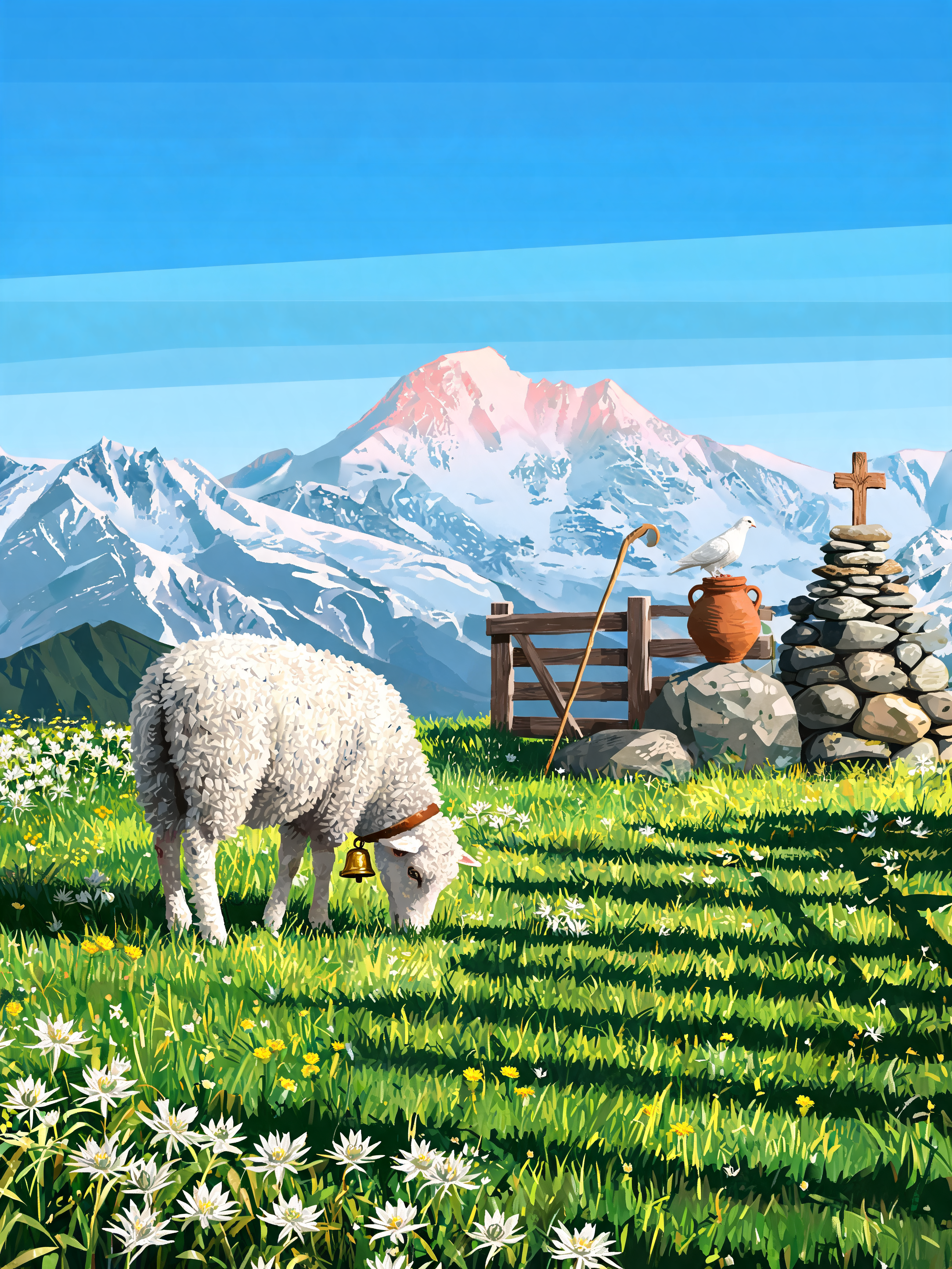 Brass Bell Ewe