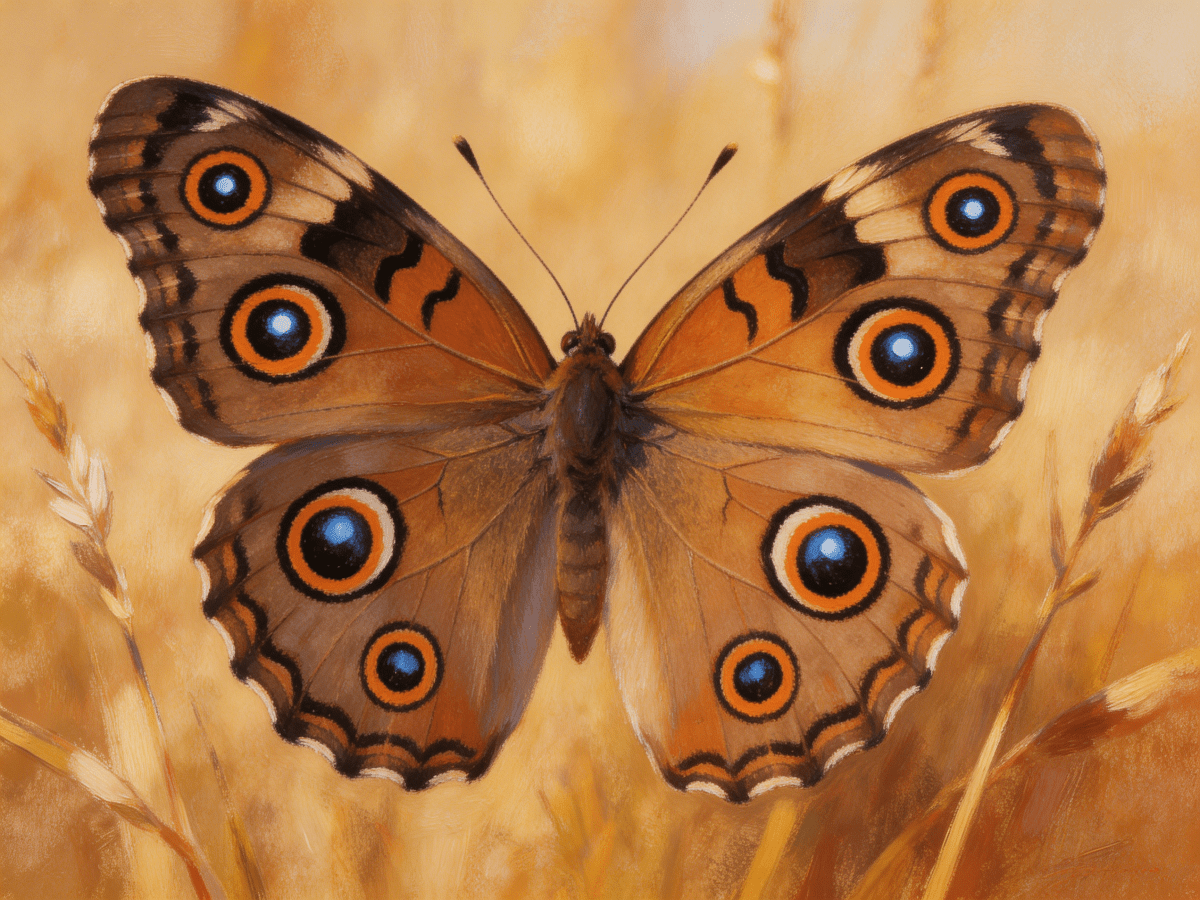 Buckeye Butterfly - Escape by Numbers