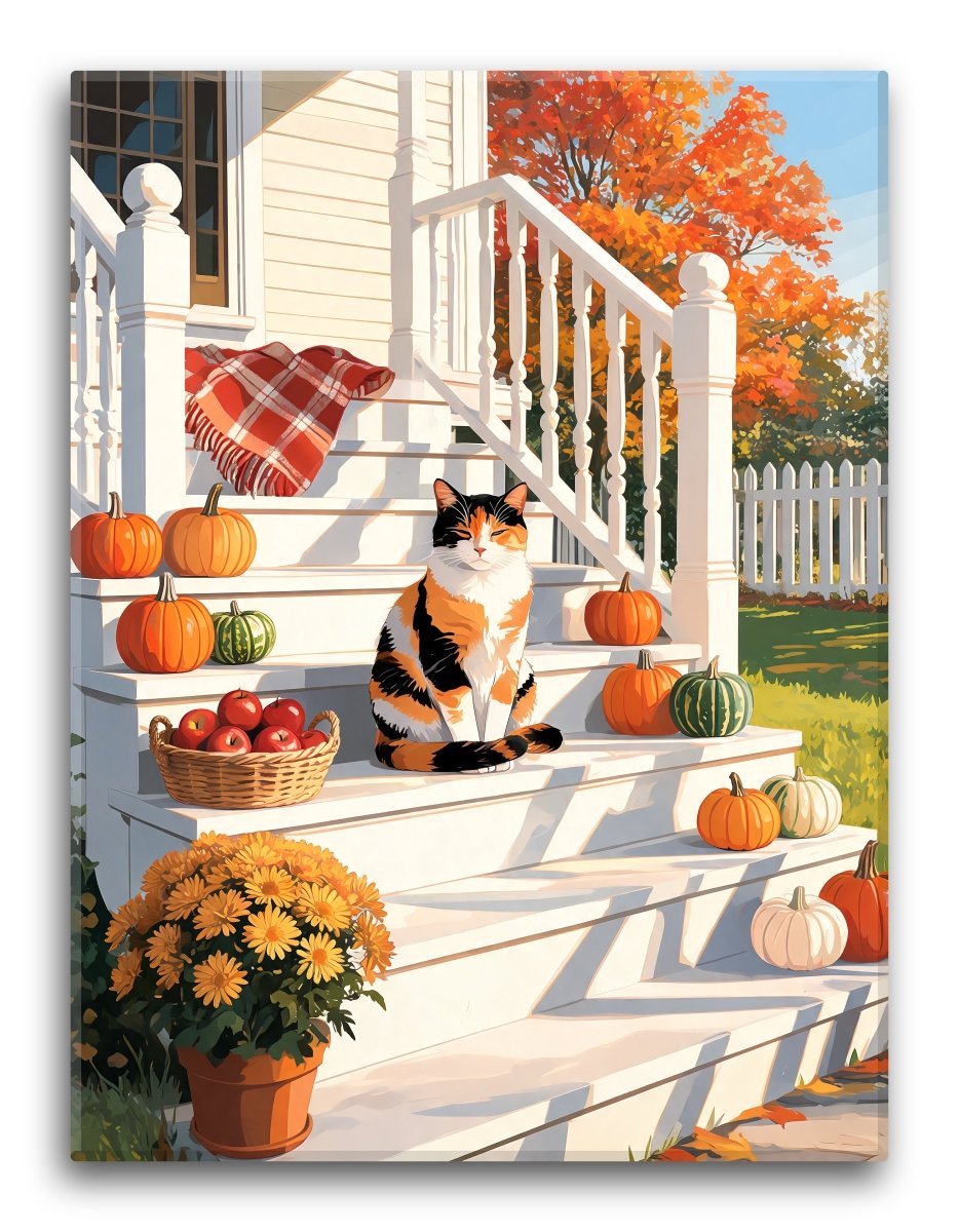 Calico Pumpkin Steps - Escape by Numbers