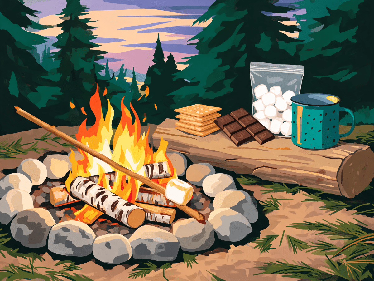Campfire Ember Glow - Escape by Numbers