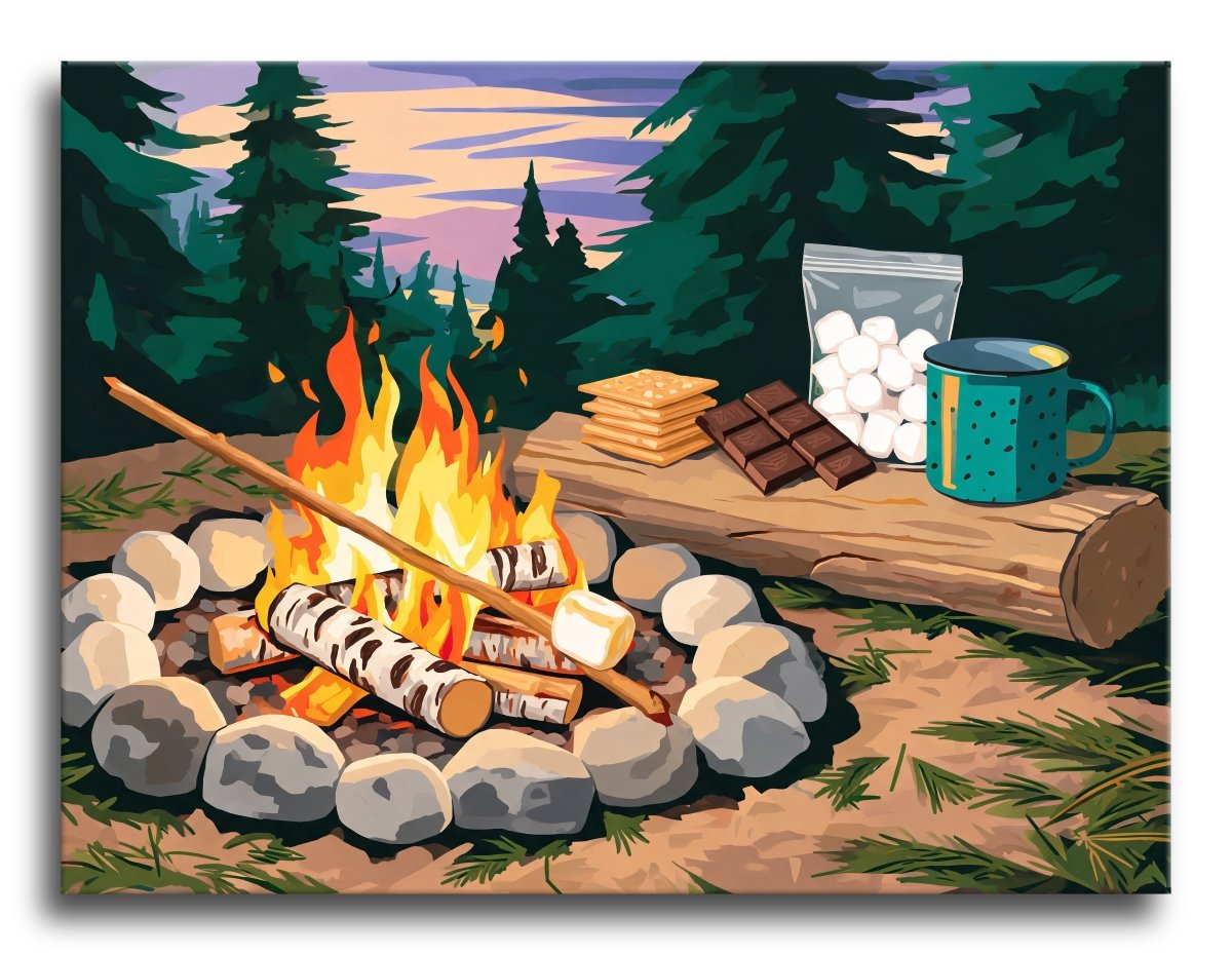 Campfire Ember Glow - Escape by Numbers