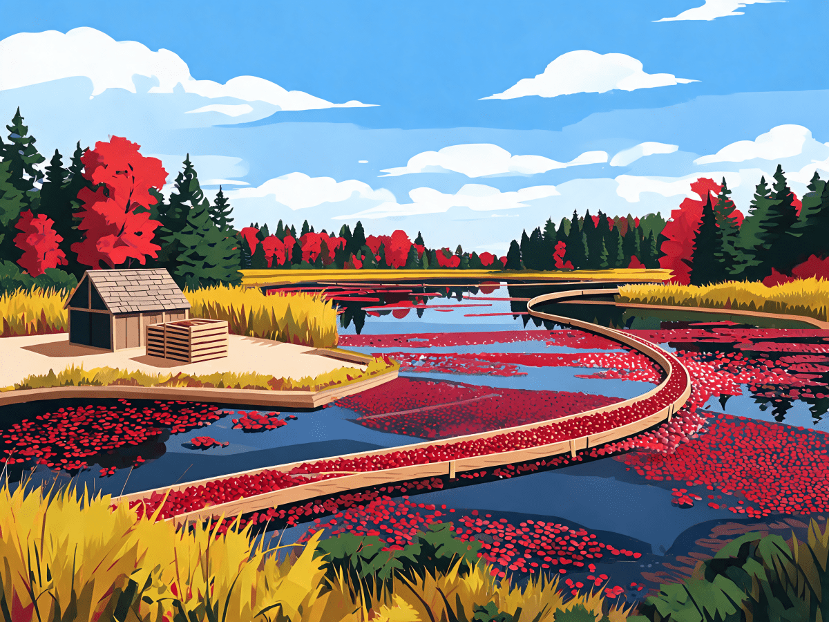 Cape Cod Cranberry Bog - Escape by Numbers