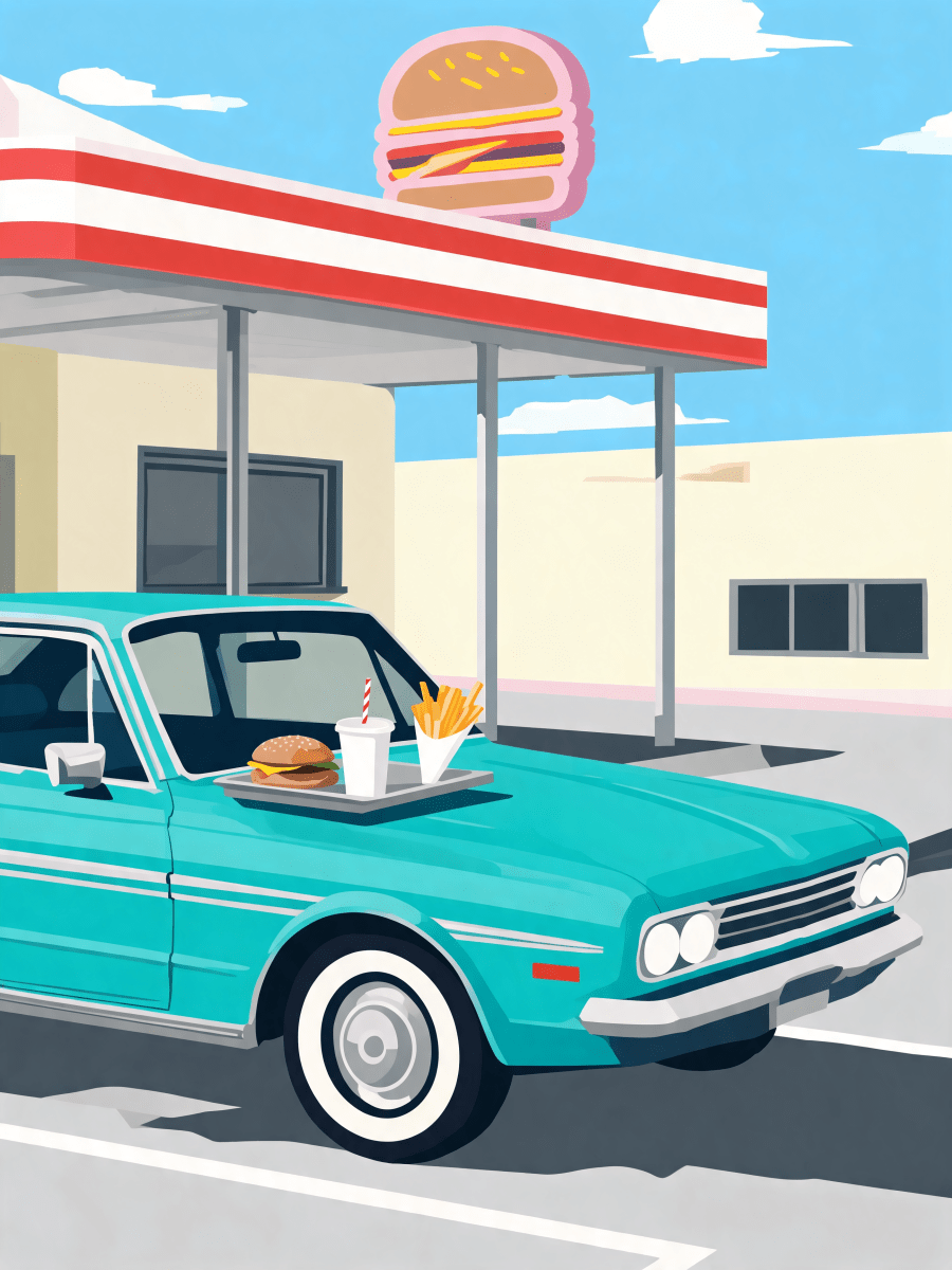Carhop Cruise Tray - Escape by Numbers