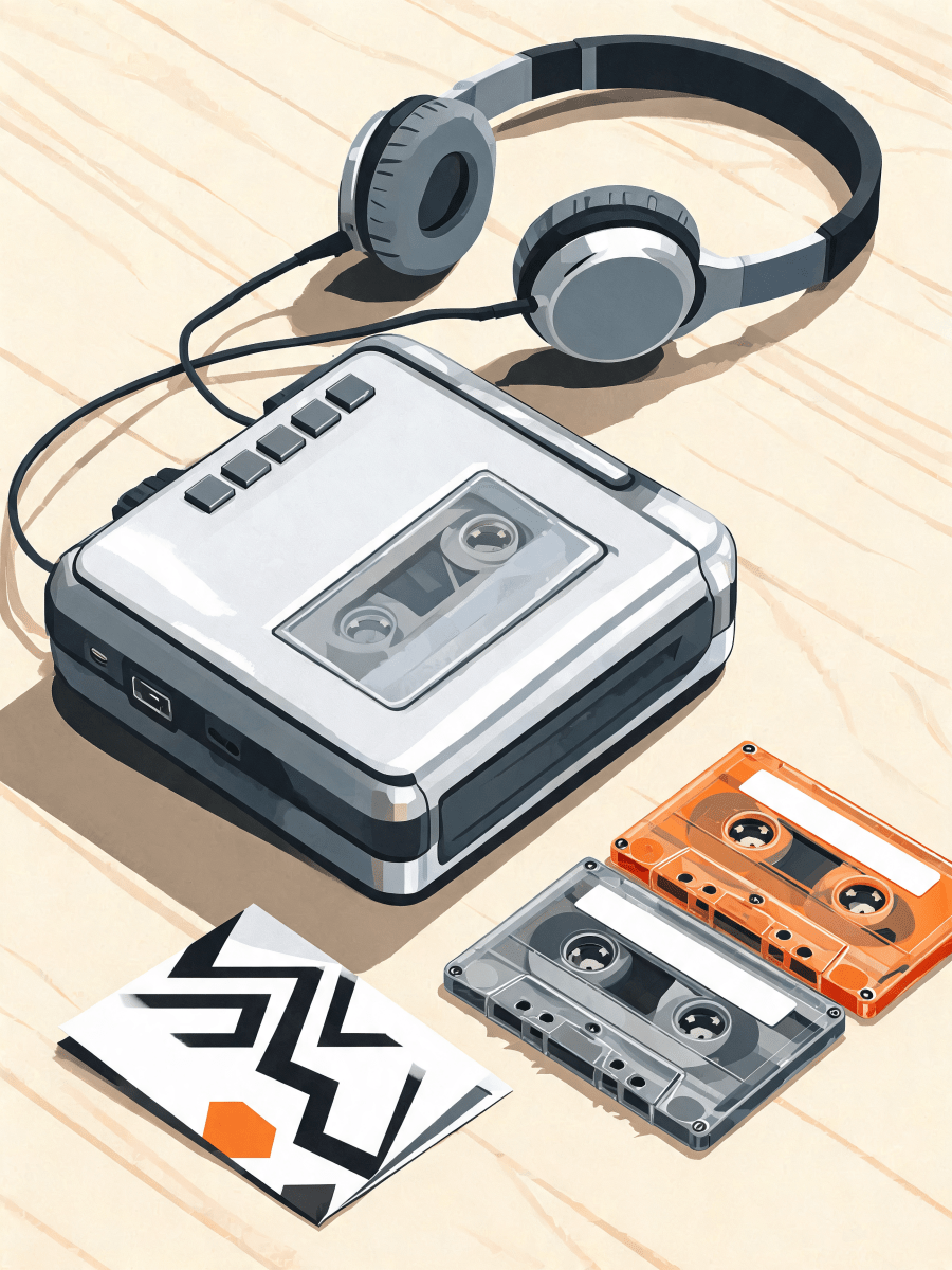 Cassette Pocket Player - Escape by Numbers