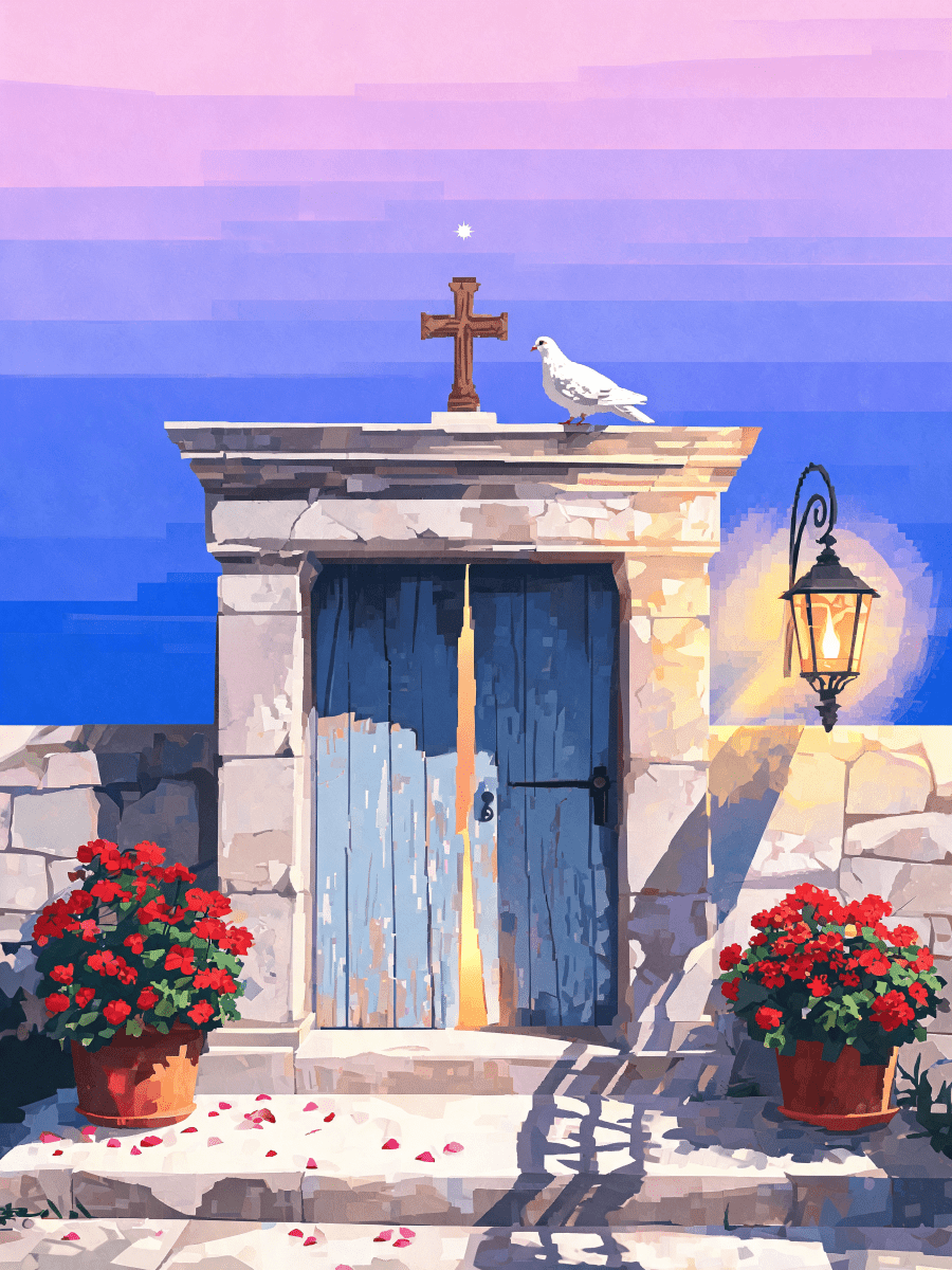 Chapel Lantern Doorway - Escape by Numbers
