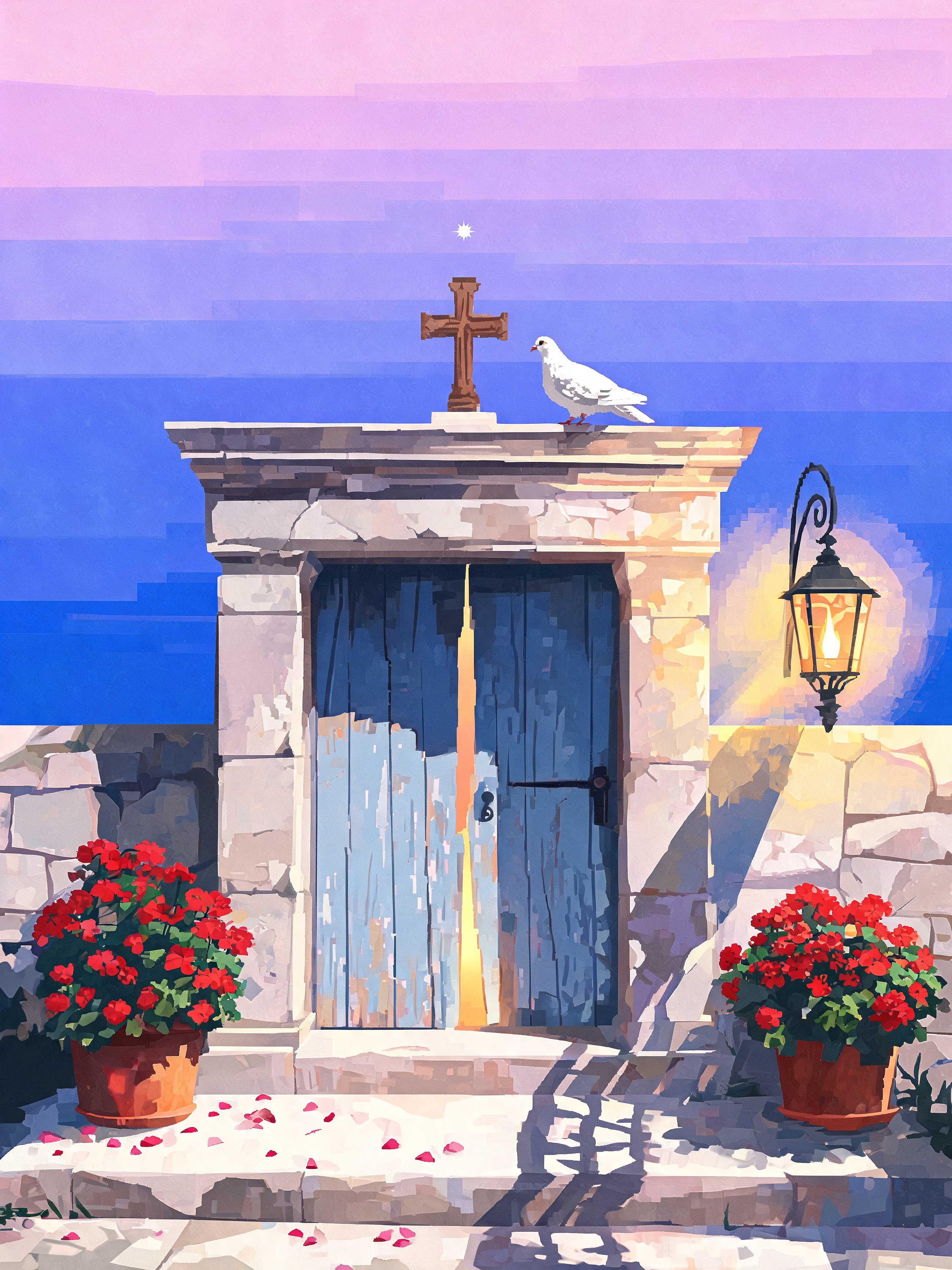 Chapel Lantern Doorway