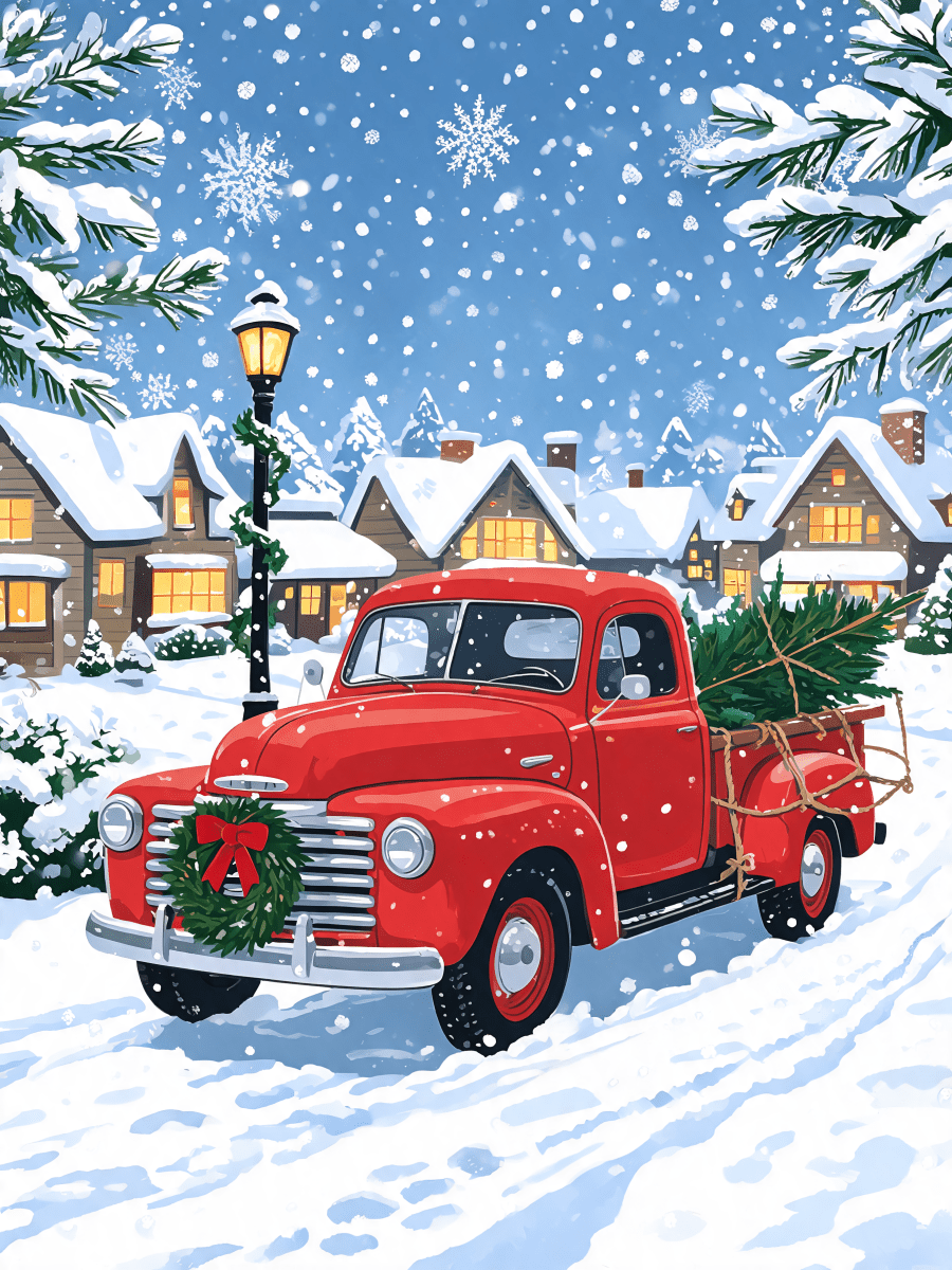 Christmas Tree Truck - Escape by Numbers