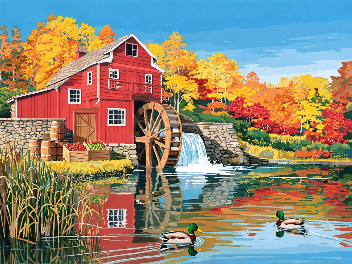 Cider Mill Pond - Escape by Numbers