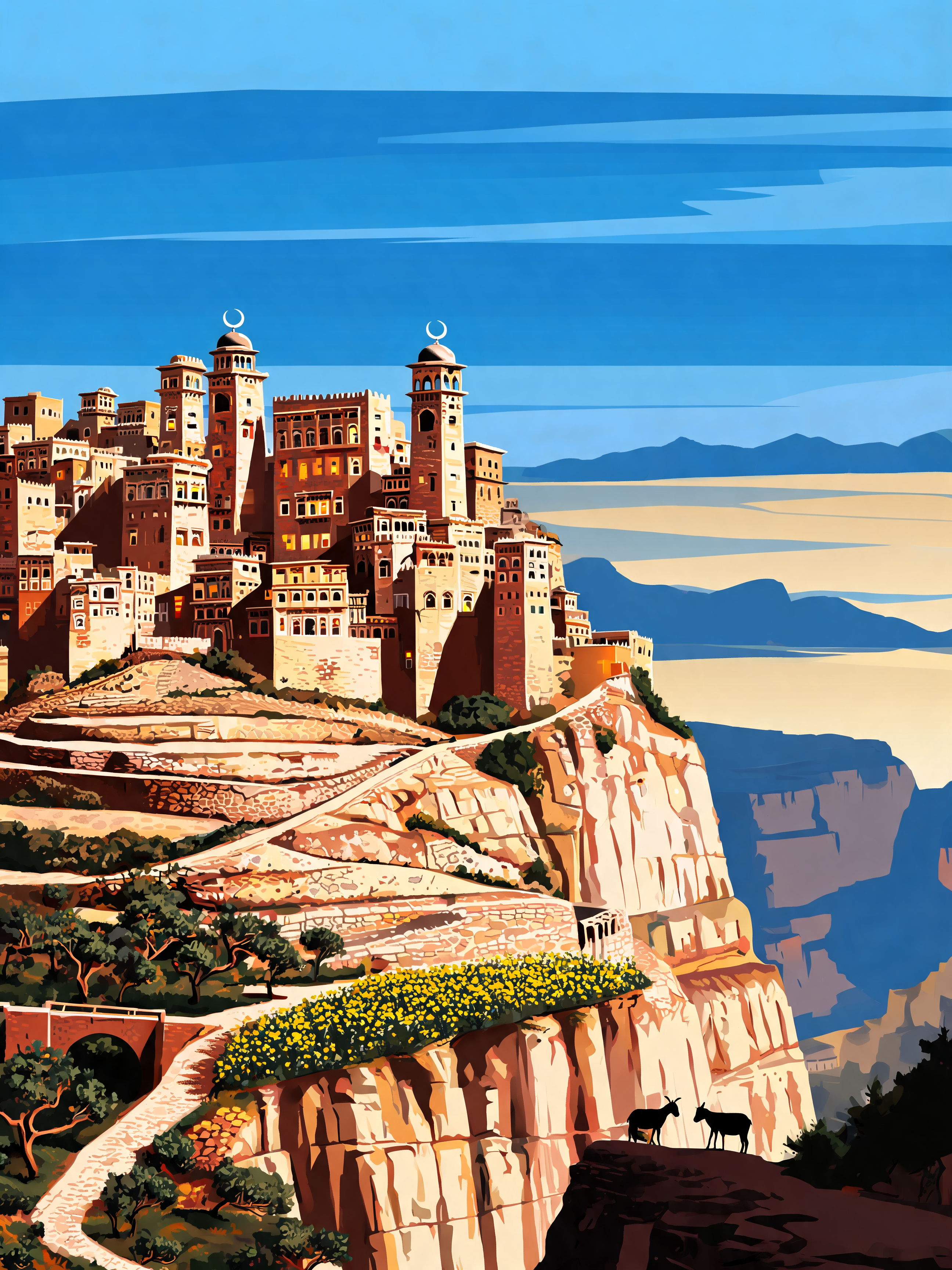 Cliff Tower Houses