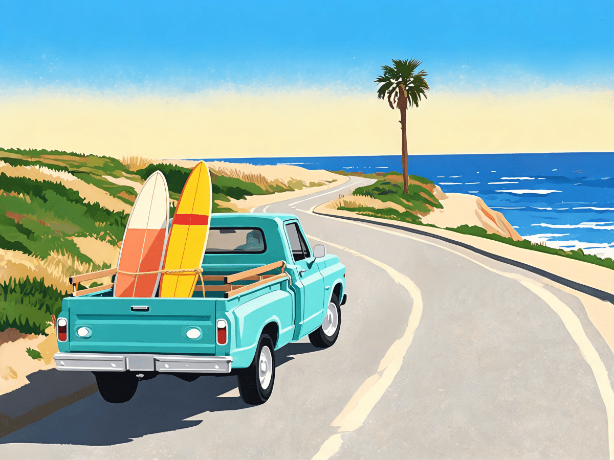 Coastal Surf Cruise - Escape by Numbers