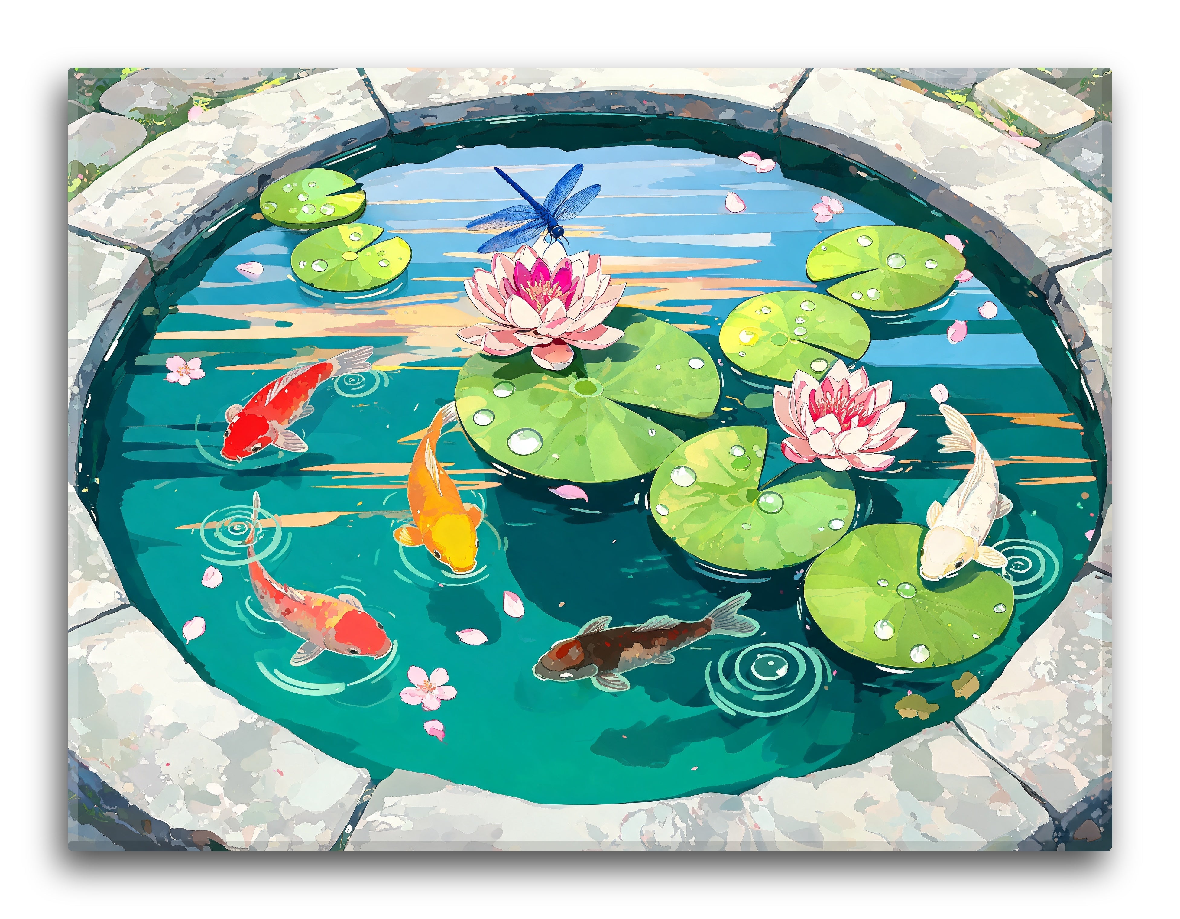 Color Block Koi Waters