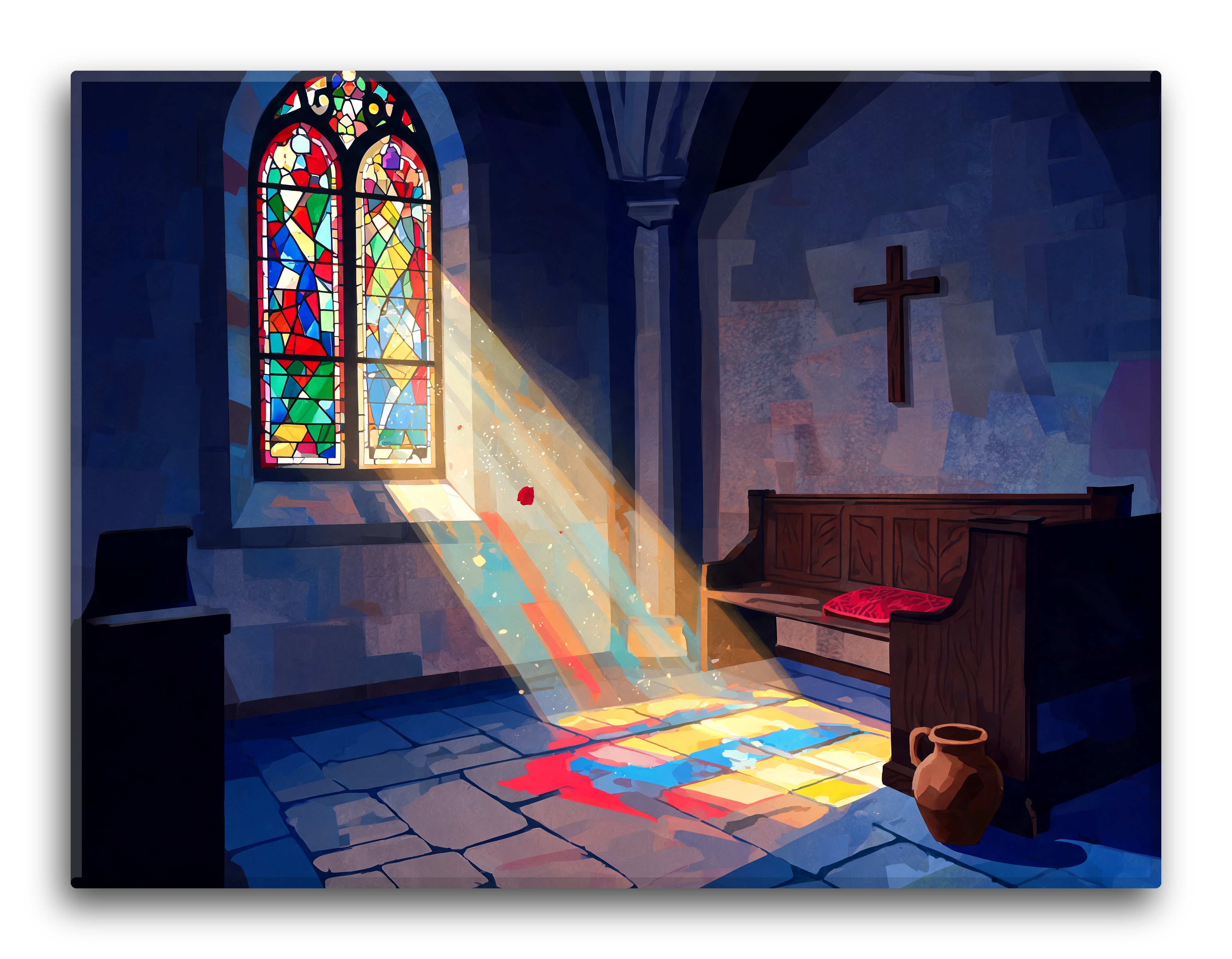 Colored Light Floor