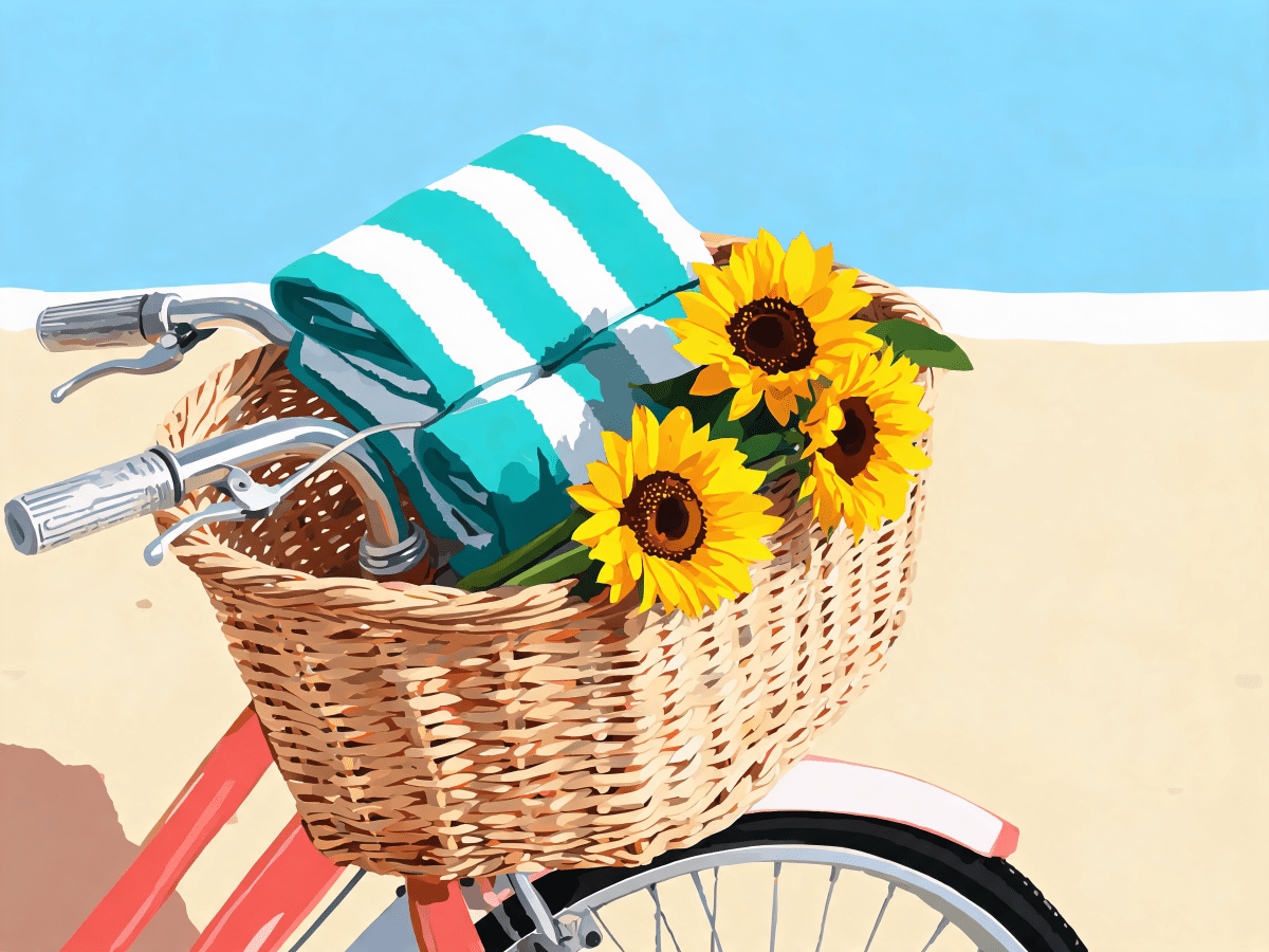 Coral Cruiser Basket - Escape by Numbers