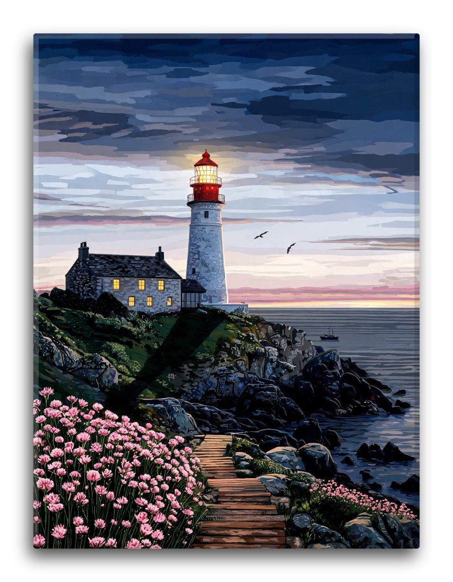 Cornish Lighthouse Headland - Escape by Numbers