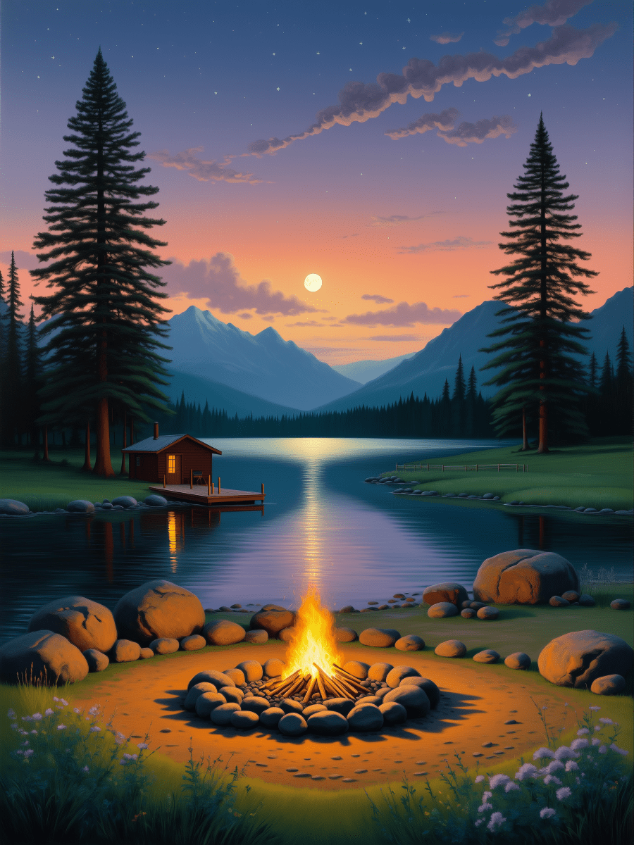 Cozy Campfire - Escape by Numbers