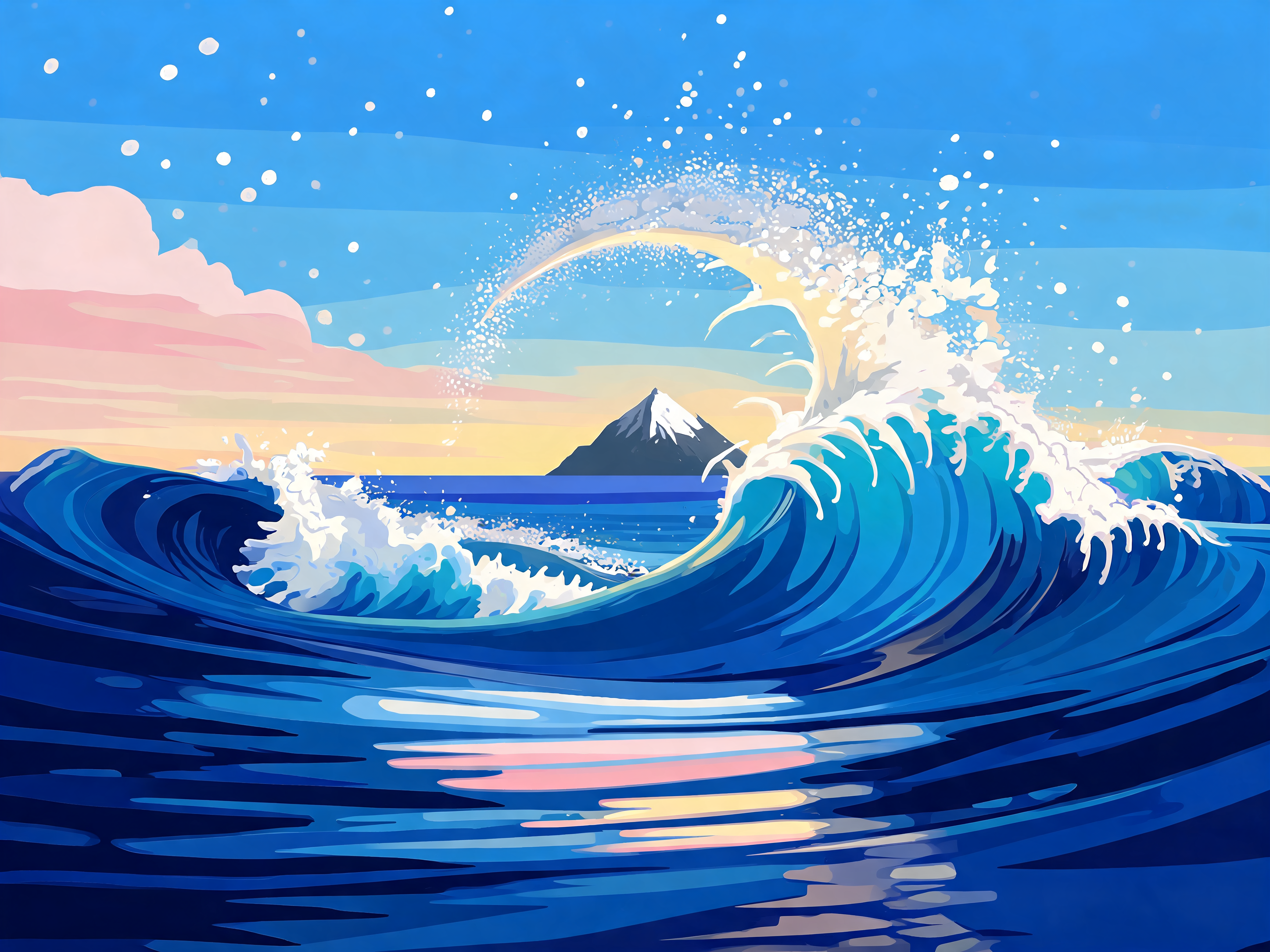 Cresting Japanese Wave