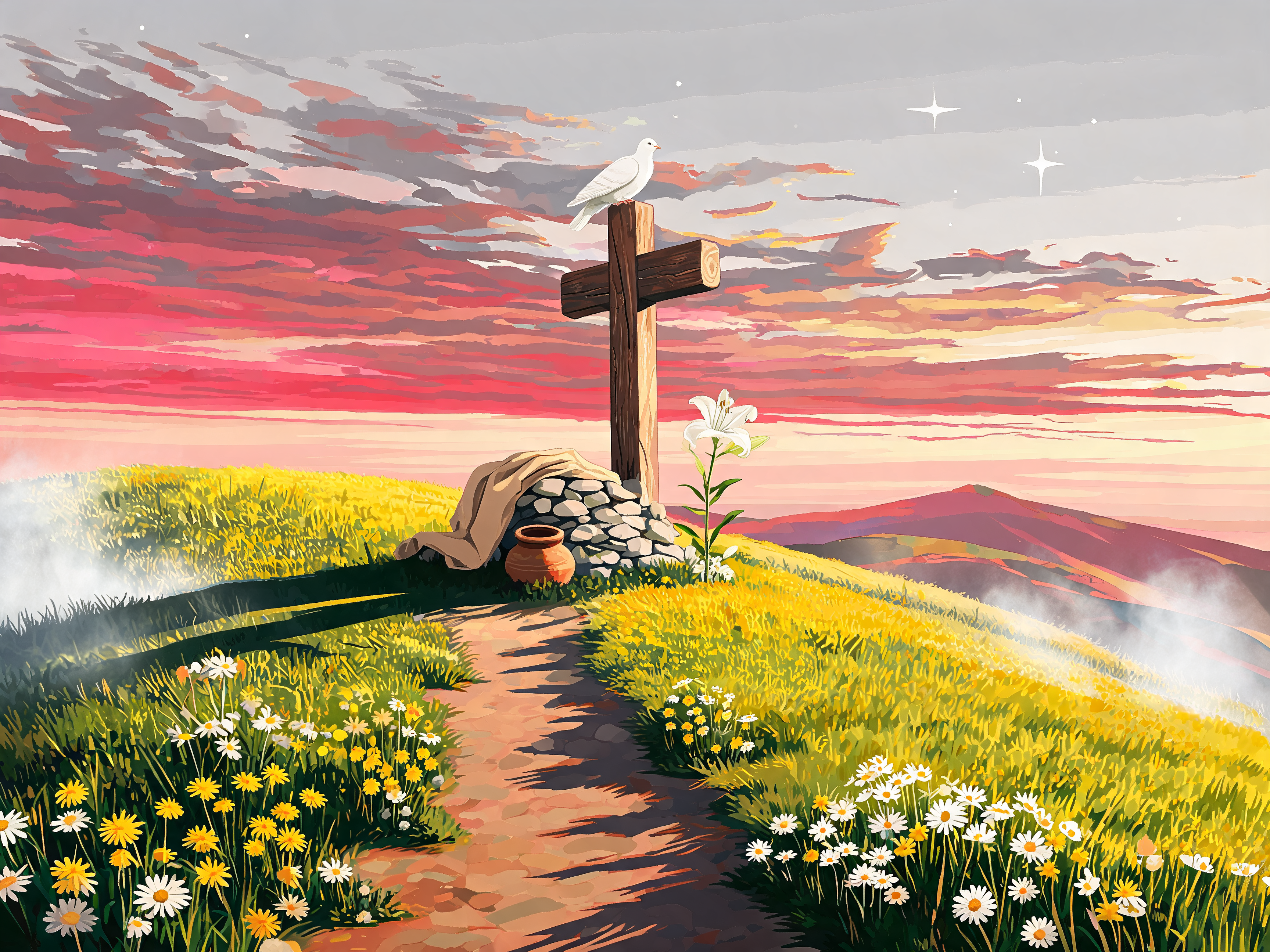 Cross At First Light