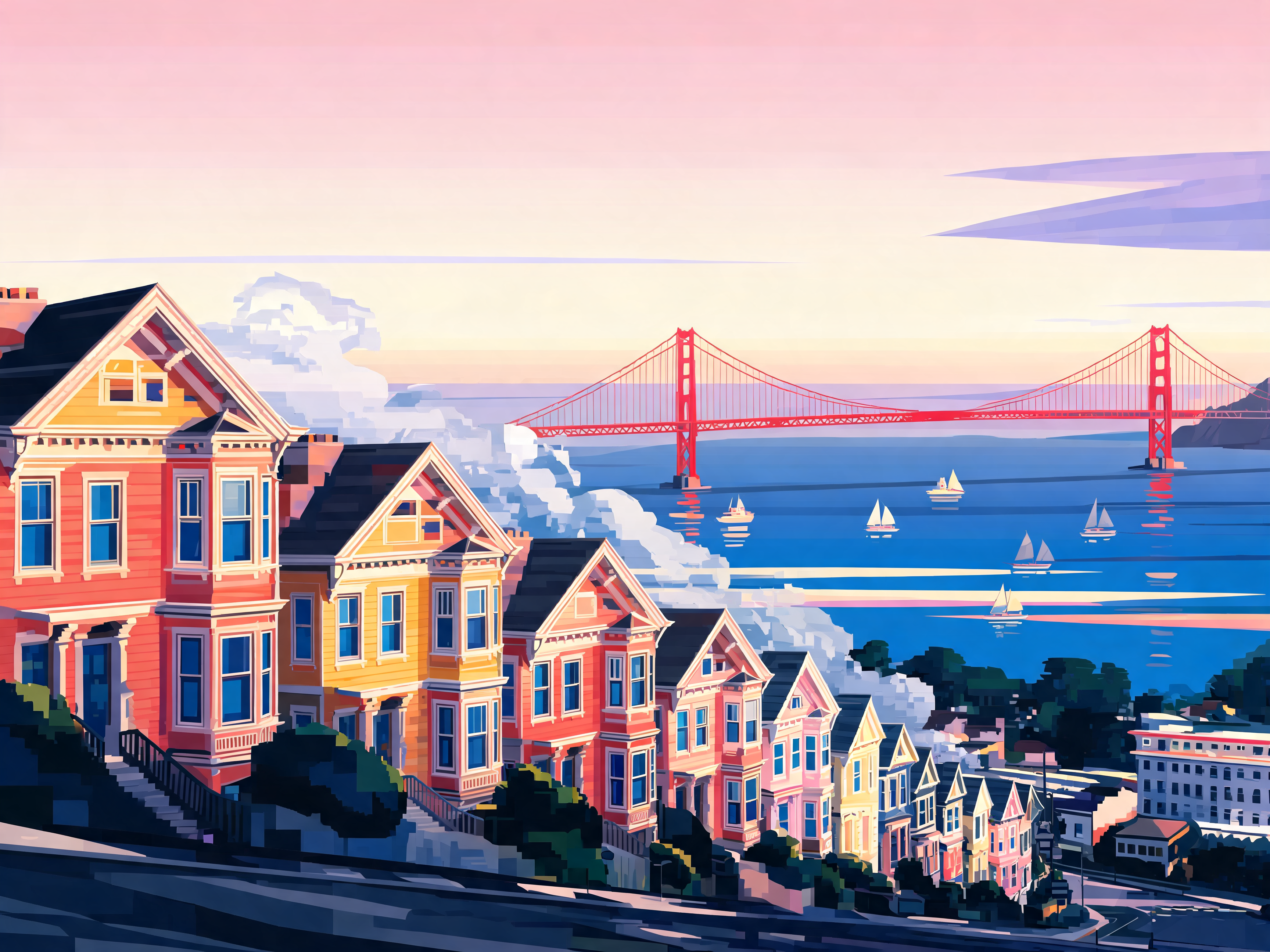 Cubist San Francisco Slopes