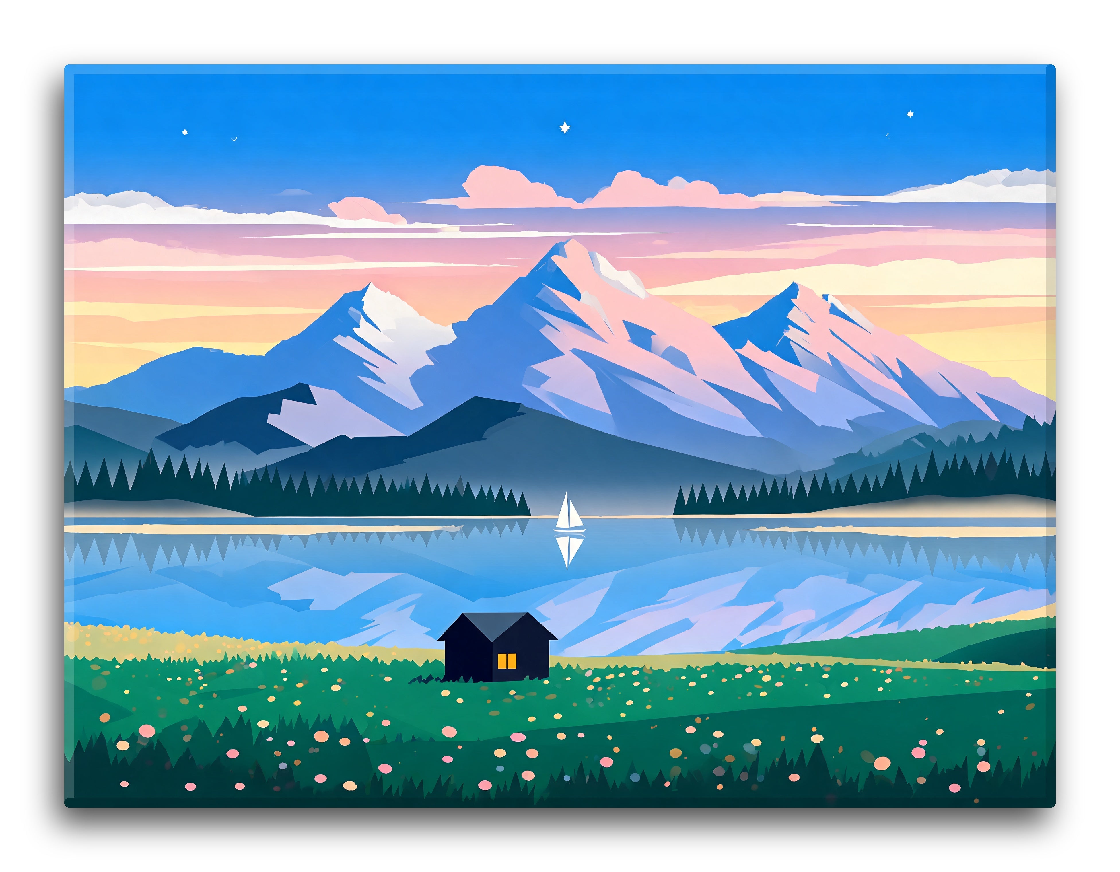 Dawn Color Block Peaks
