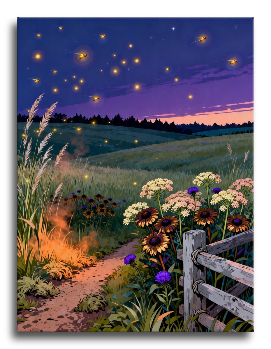 Firefly Meadow Dusk - Escape by Numbers