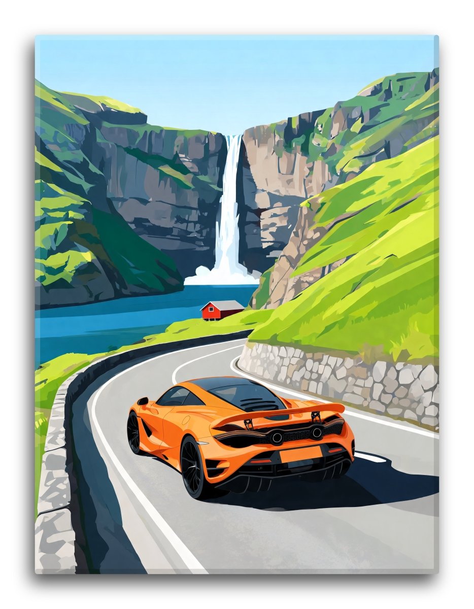 Fjord Waterfall Pass - Escape by Numbers