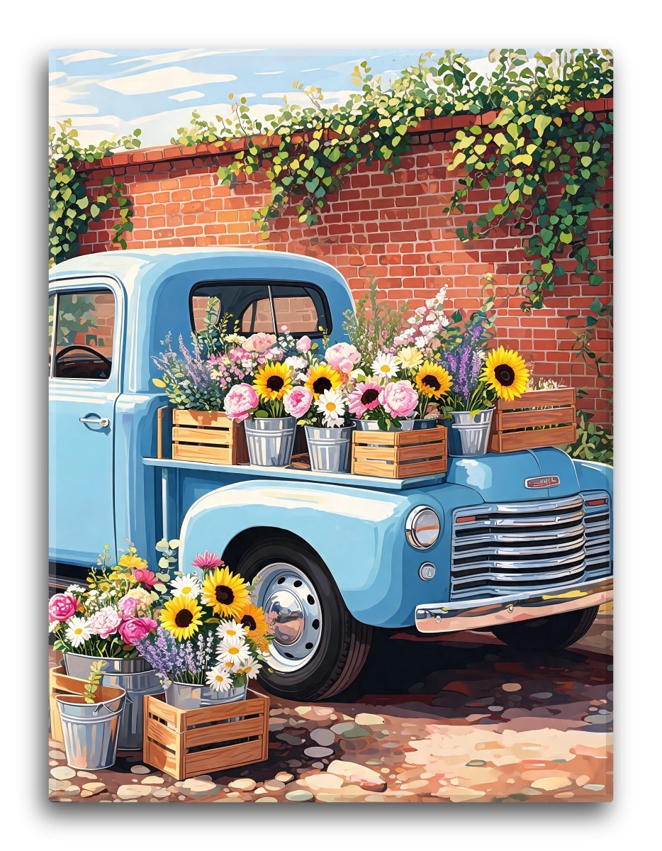 Flower Market Truck - Escape by Numbers