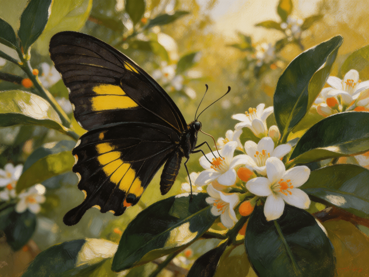 Giant Swallowtail - Escape by Numbers
