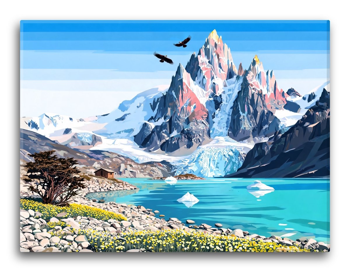 Glacial Turquoise Range - Escape by Numbers