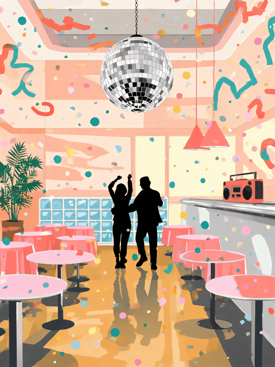 Golden Disco Glow - Escape by Numbers