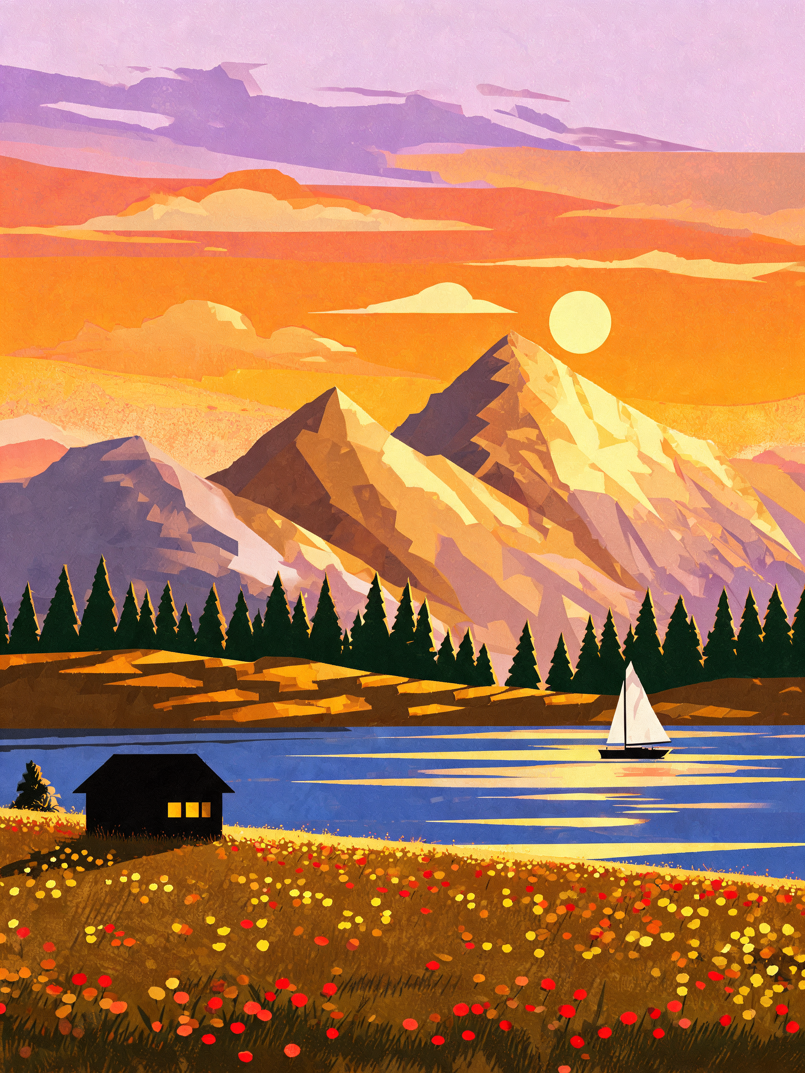 Golden Hour Color Peaks