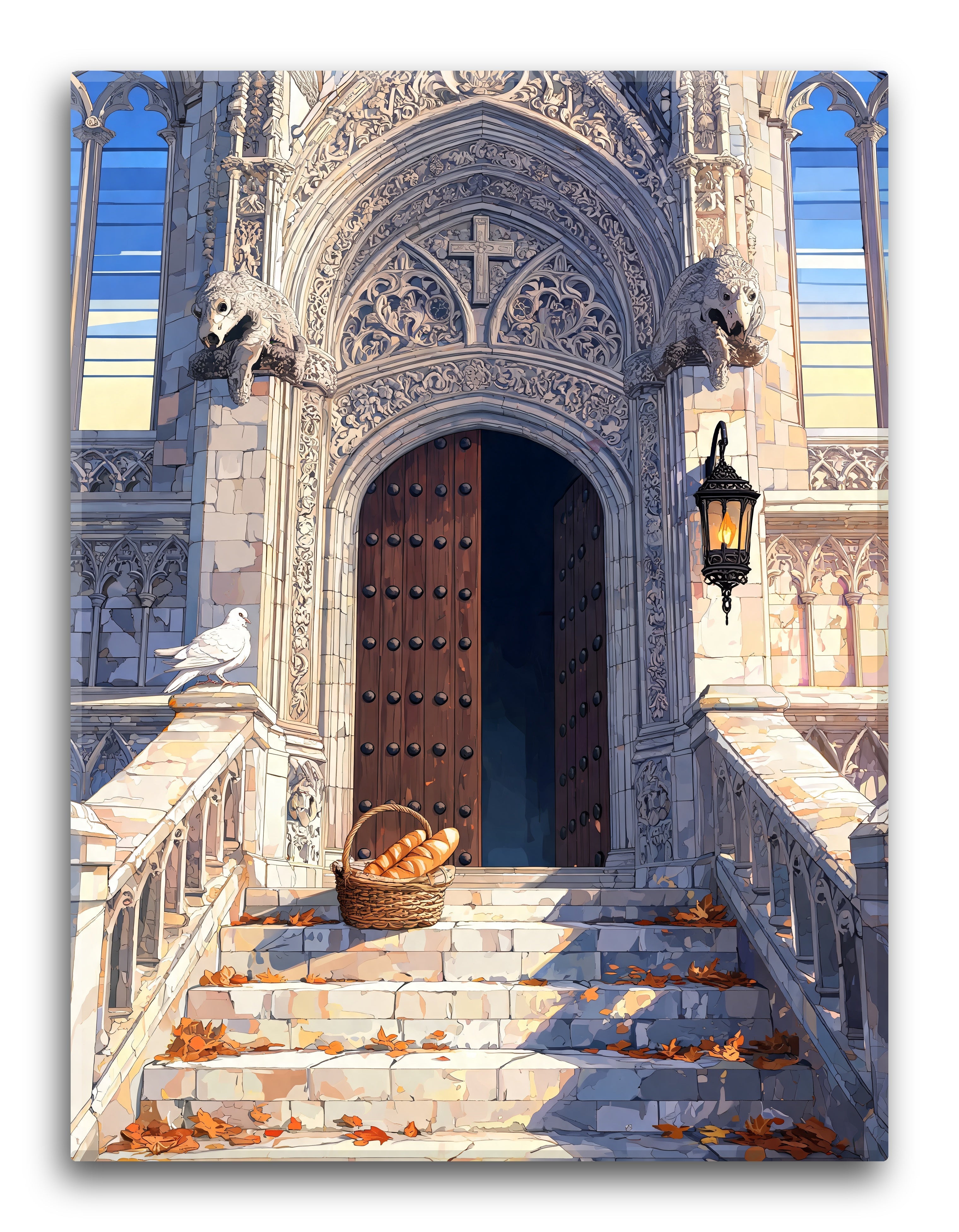 Gothic Carved Doorway